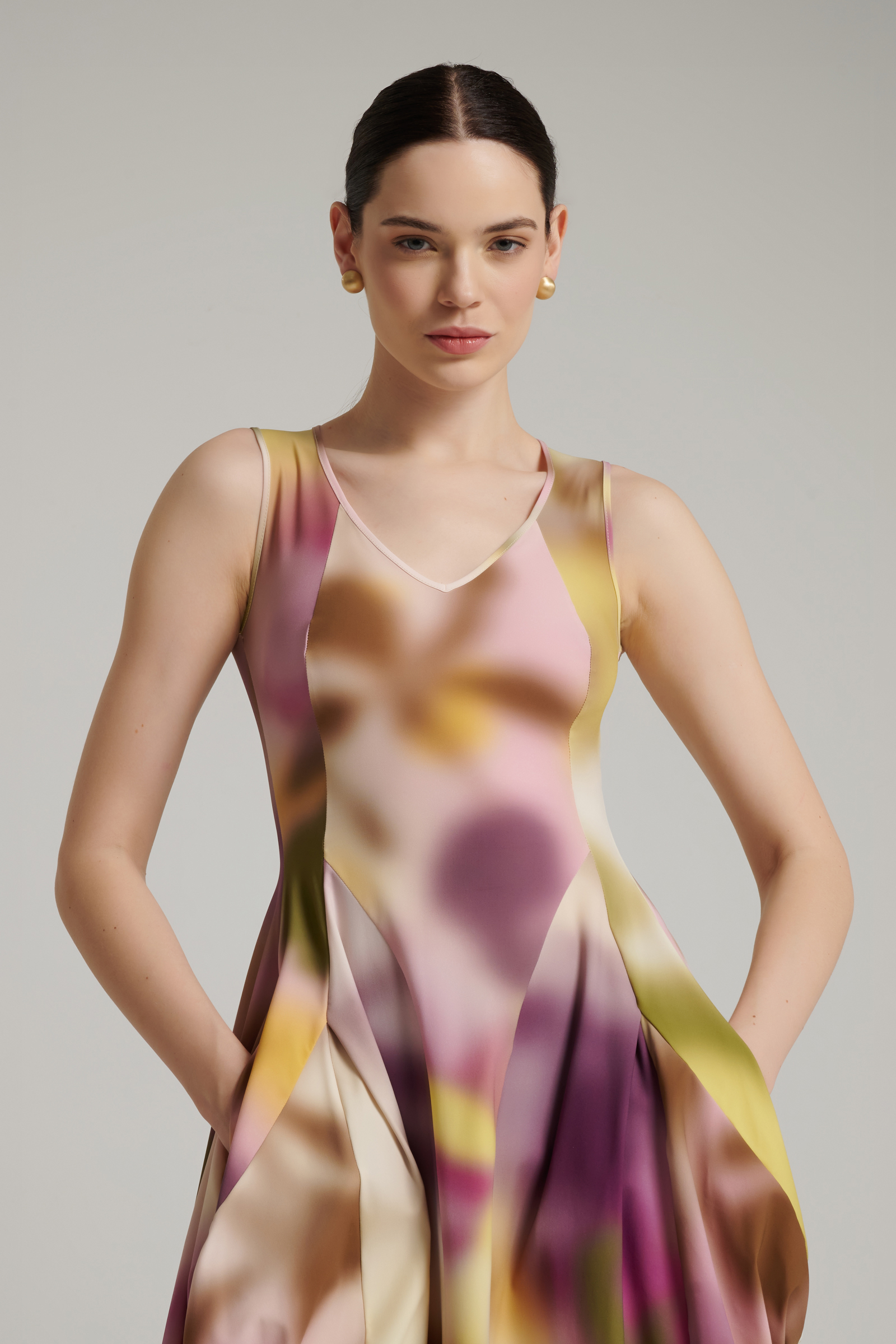 Платье с карманами Бренд High