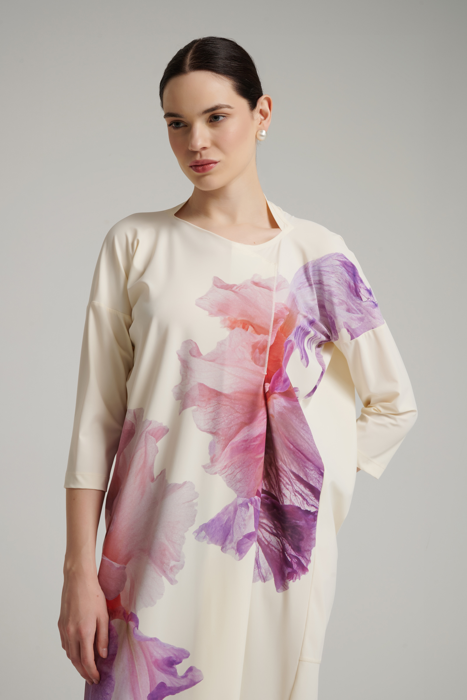 Платье с цветочным принтом Бренд High