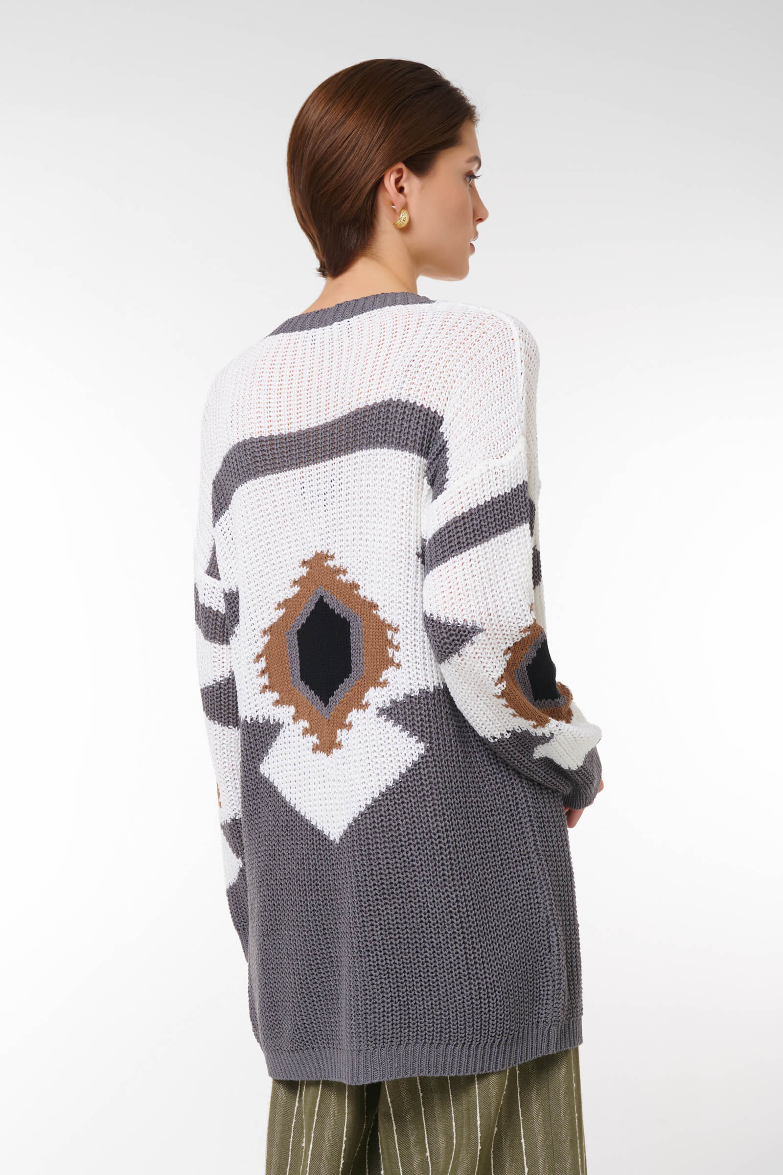 Джемпер с узором Бренд Caterina Leman