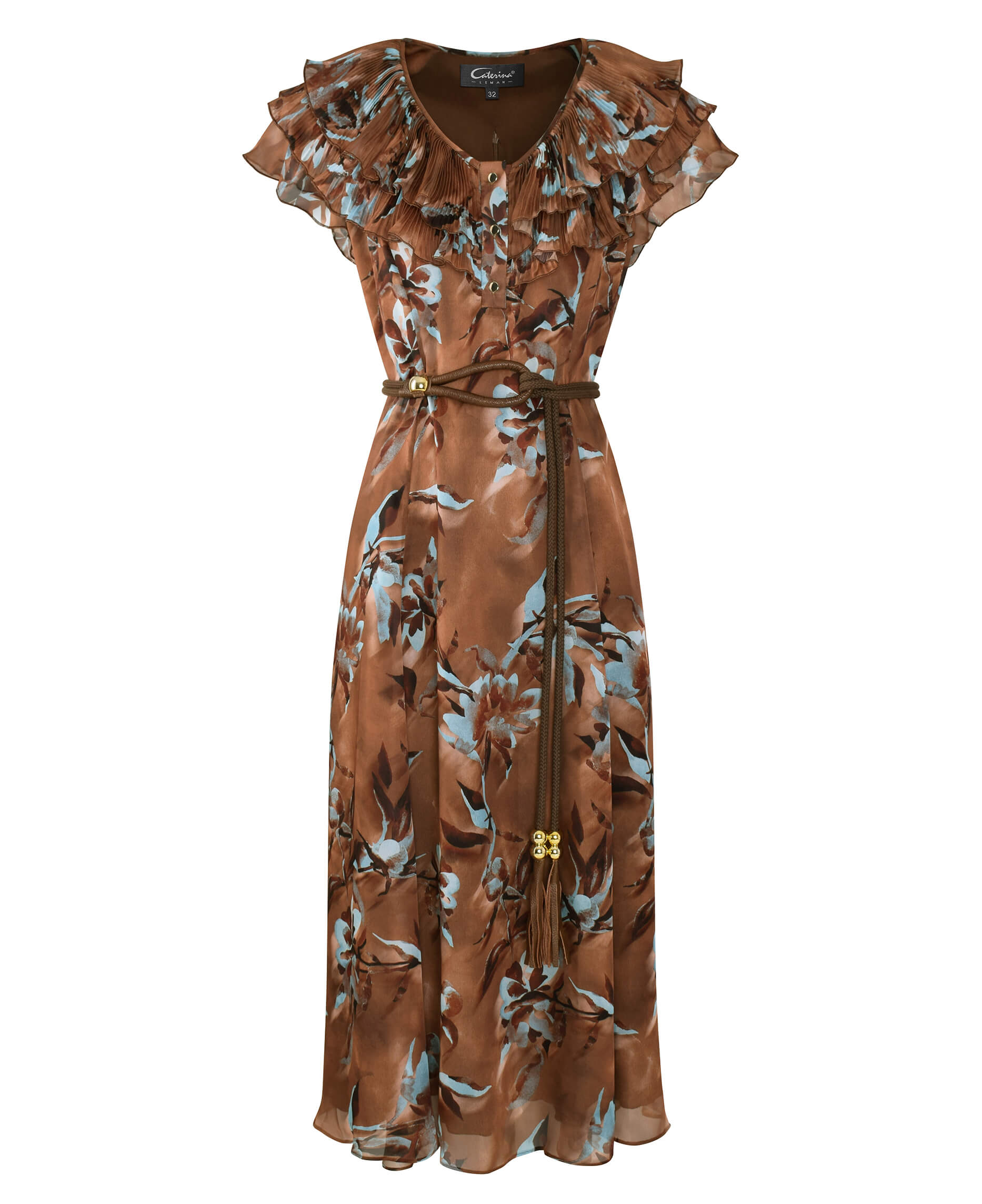 Платье с цветочным принтом Бренд Caterina Leman