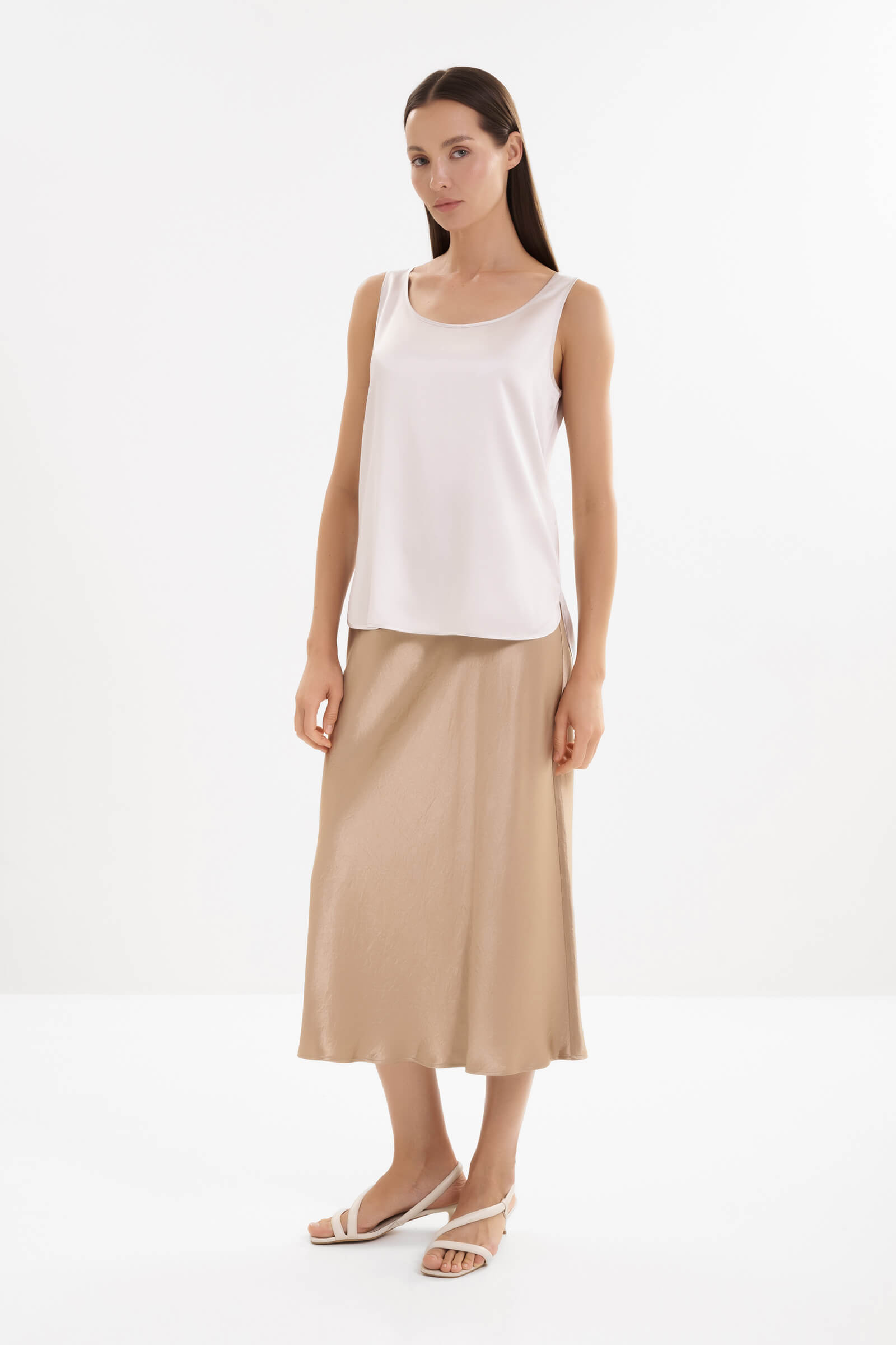 Шелковый топ Бренд MM