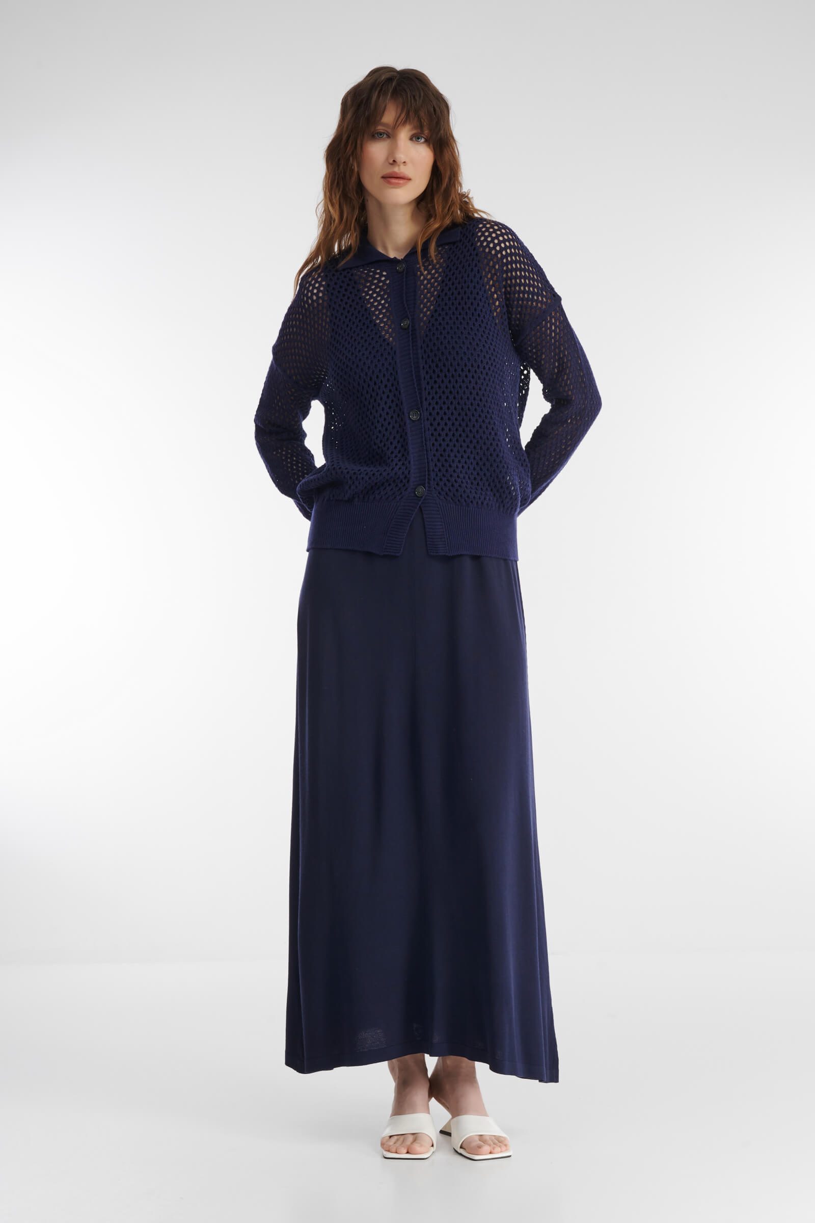 Ажурный кардиган Бренд Caterina Leman