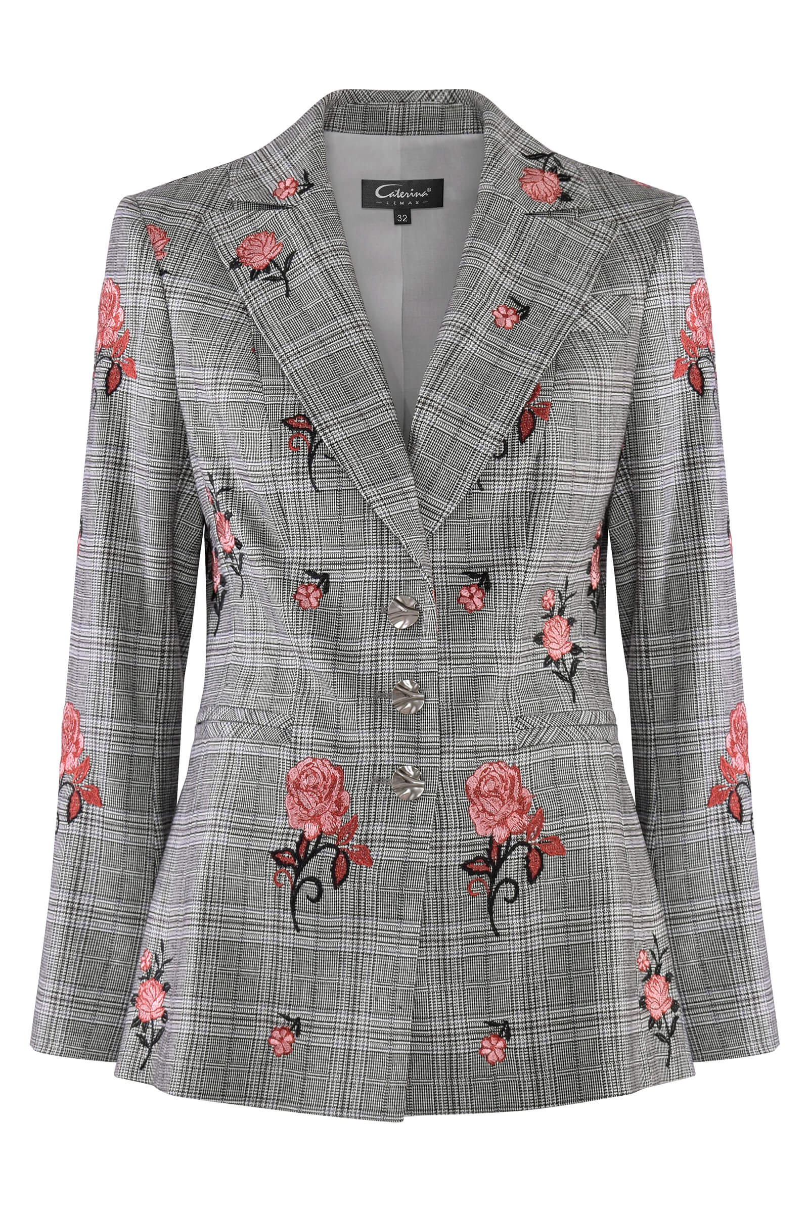 Пиджак с комбинированным принтом Бренд Caterina Leman