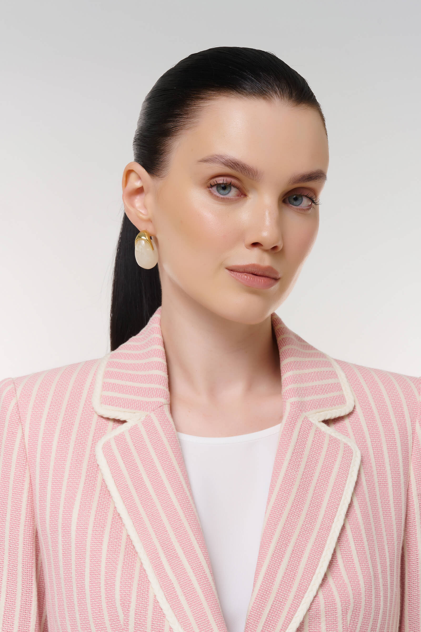 Приталенный жакет в полоску Бренд Caterina Leman