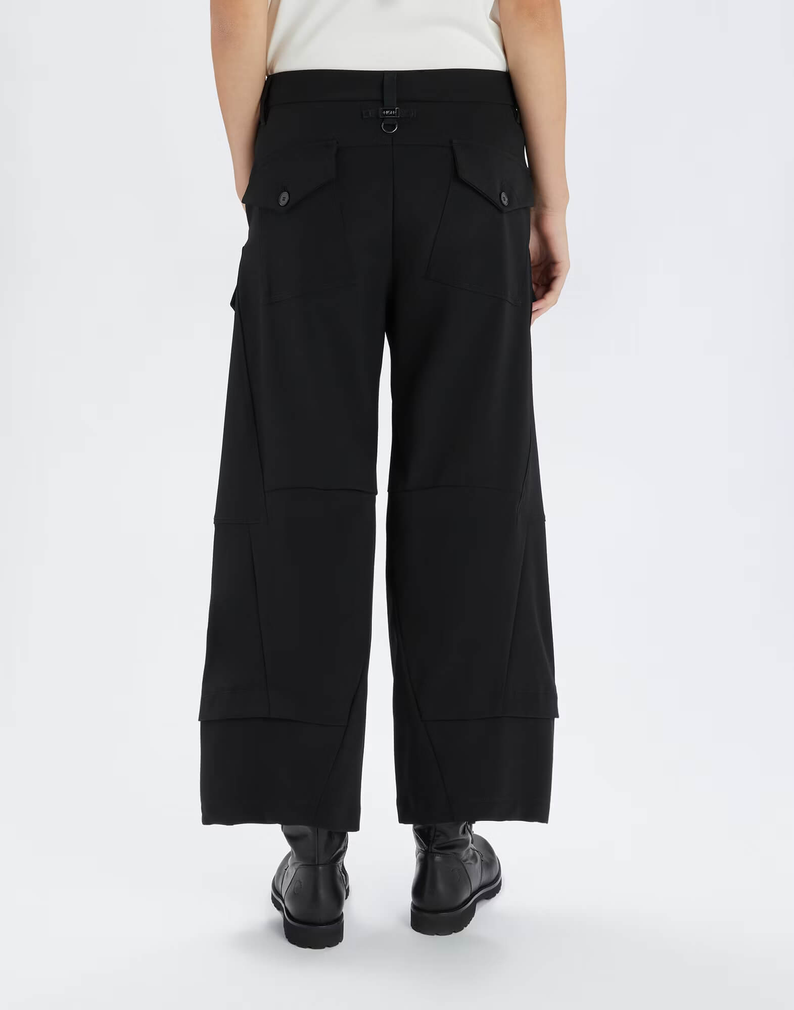 Широкие брюки-кюлоты с карманами Бренд High