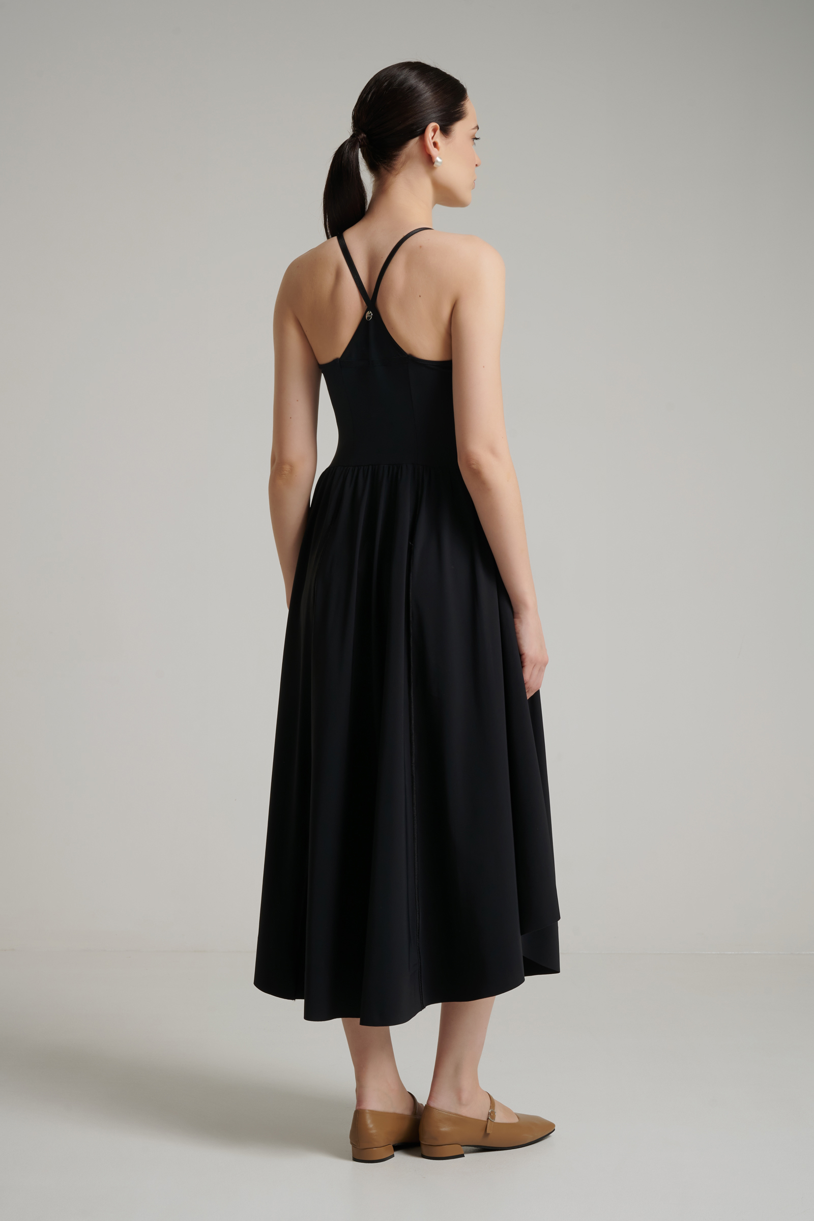 Платье с воздушной юбкой Бренд High