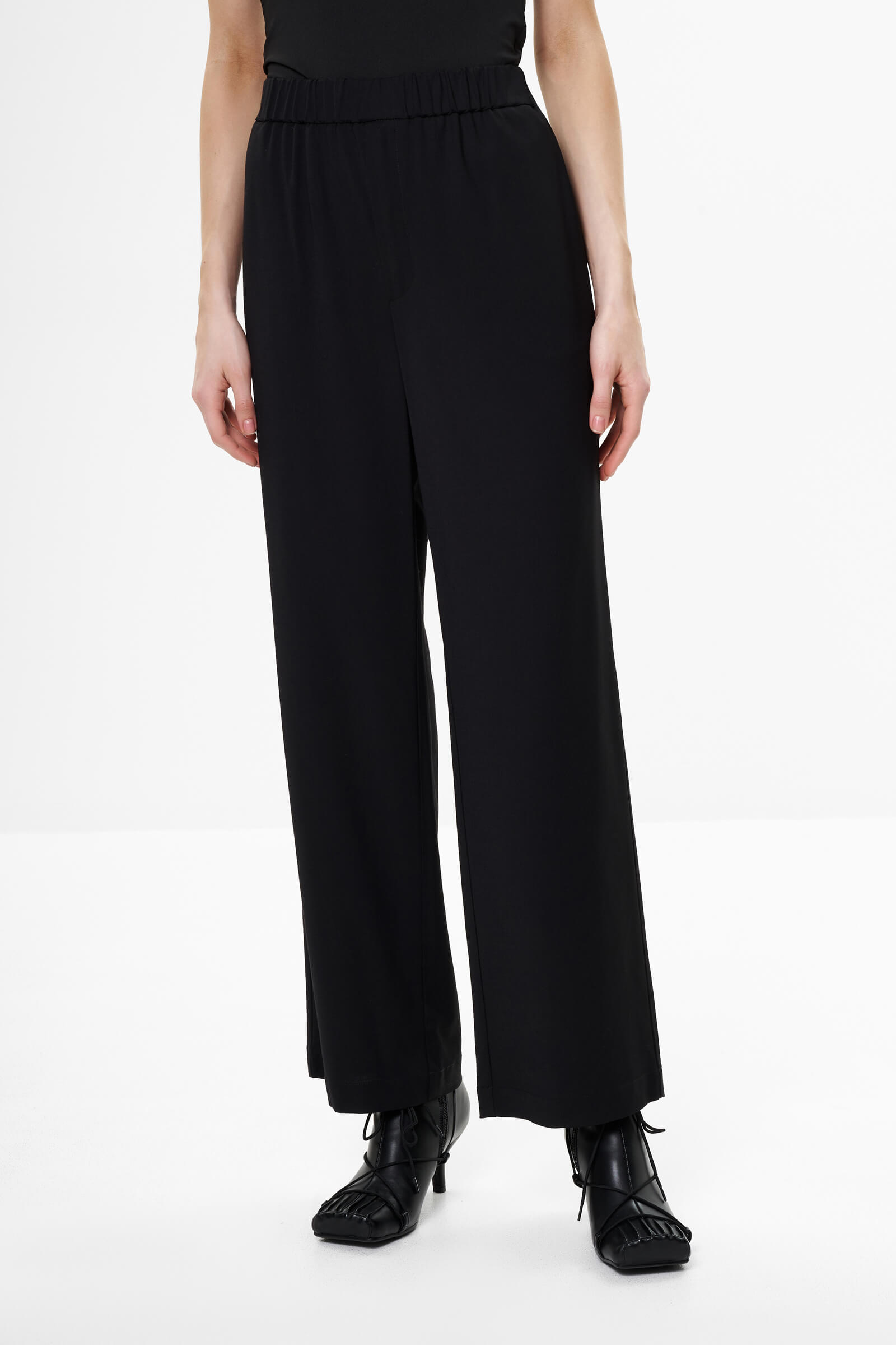 Брюки с добавлением шерсти цвета Черный 