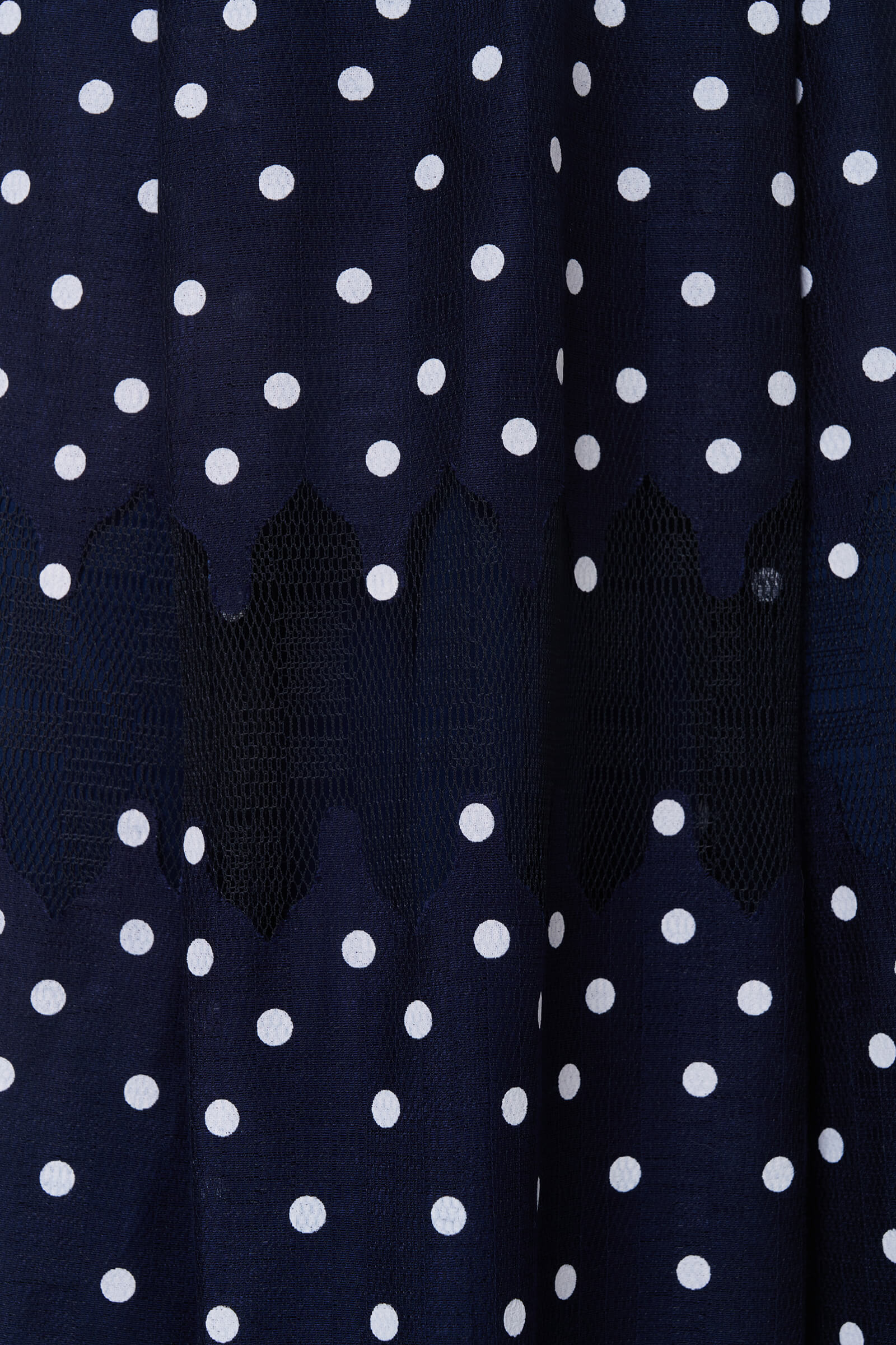 Платье в горох с кружевом Бренд Caterina Leman