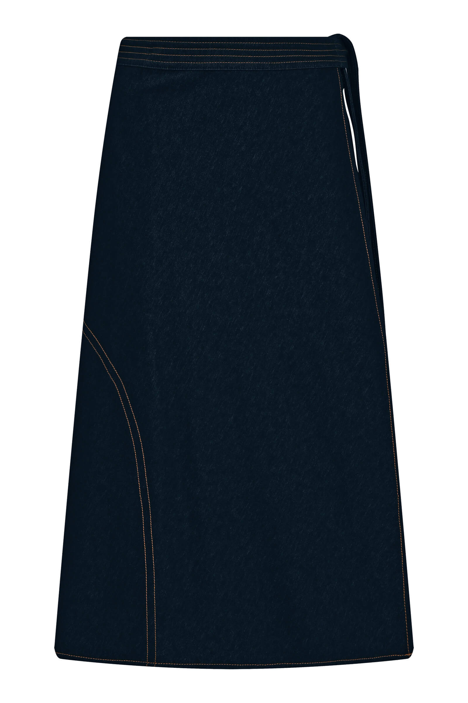 Джинсовая юбка на запах Бренд MM