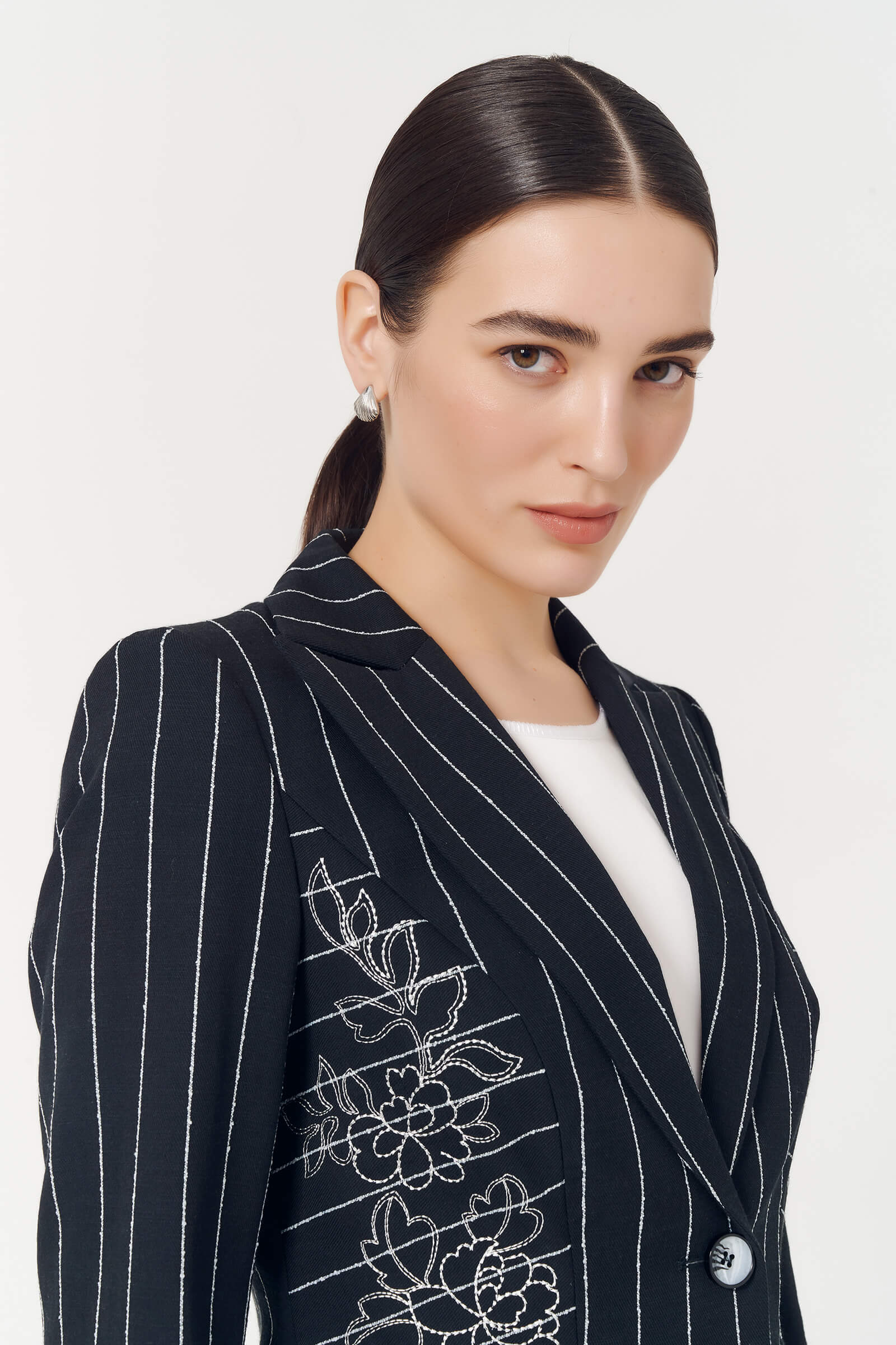 Пиджак с цветочным узором Бренд Caterina Leman