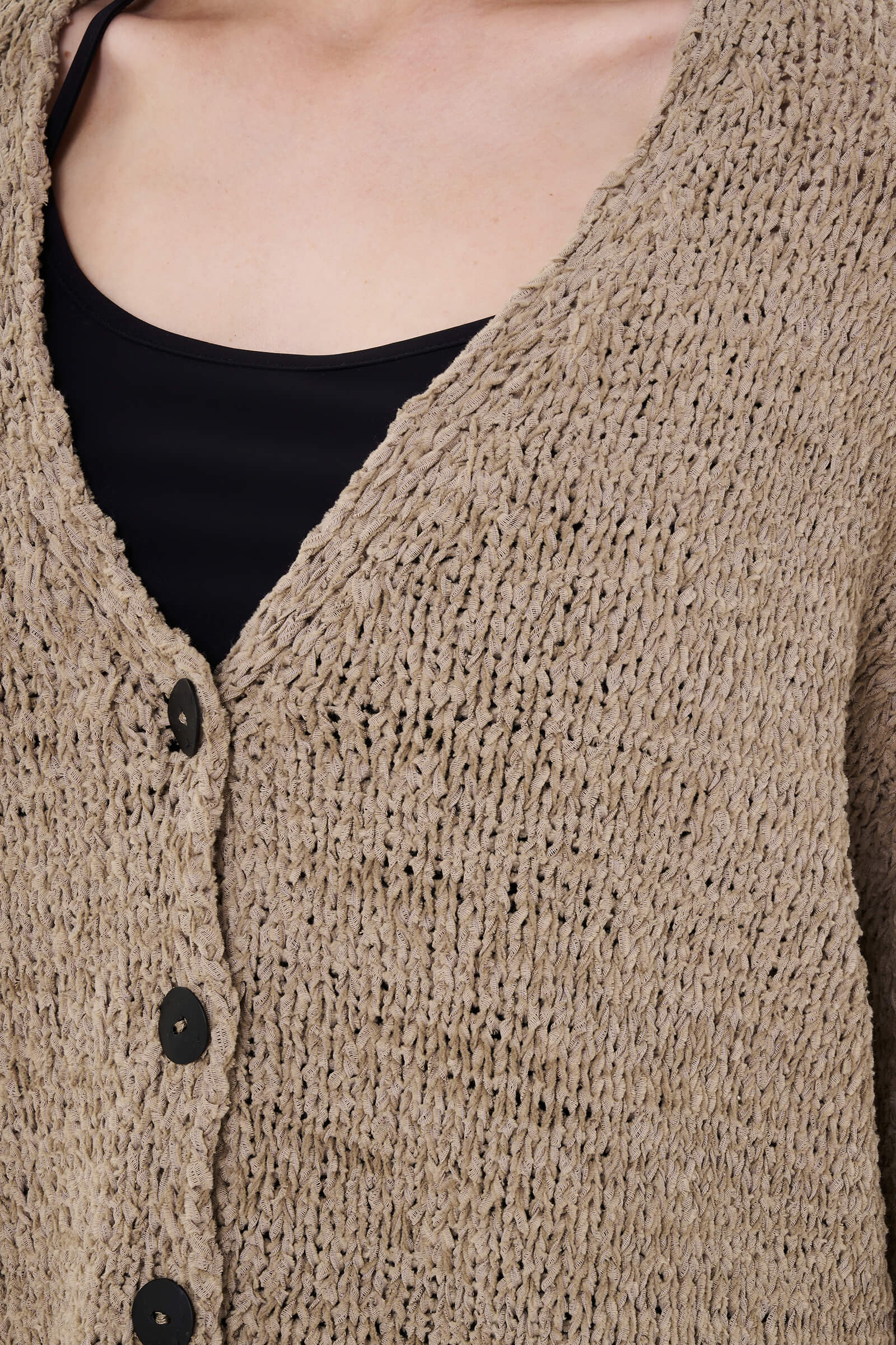 Хлопковый кардиган на пуговицах Бренд Sarah Pacini