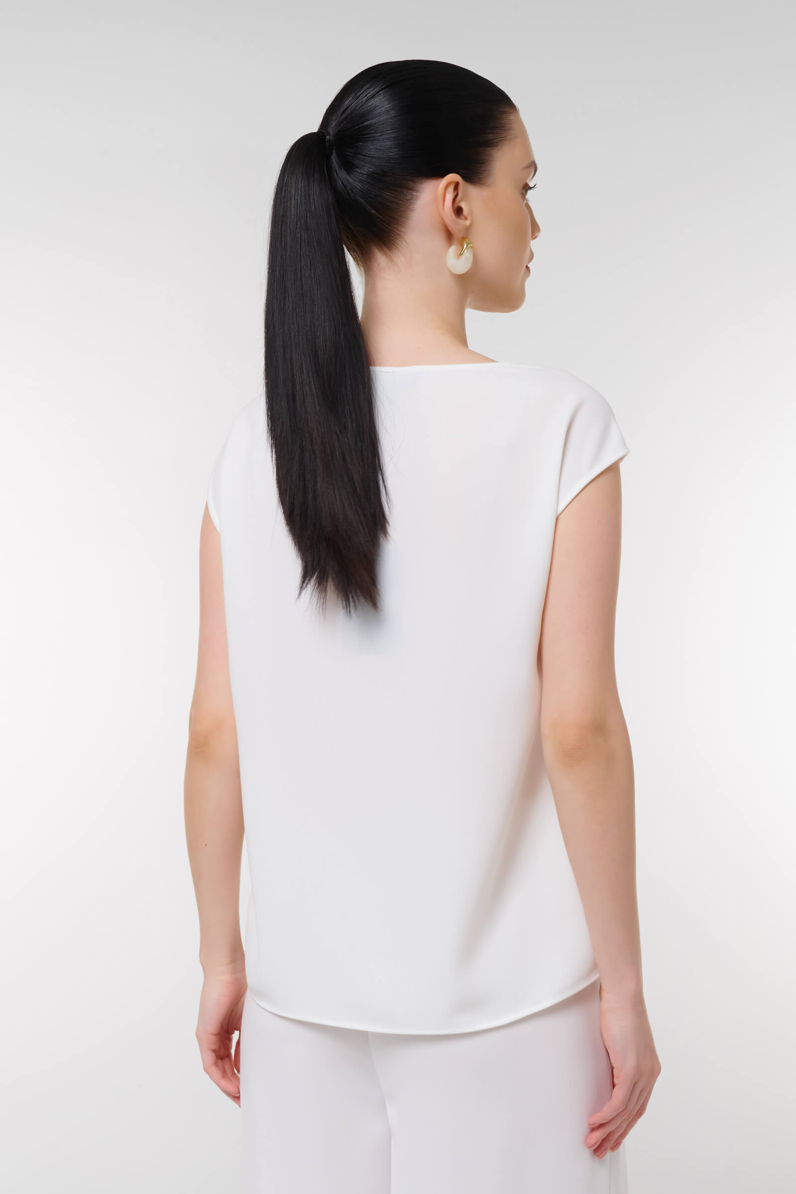 Топ с контрастной окантовкой Бренд Caterina Leman