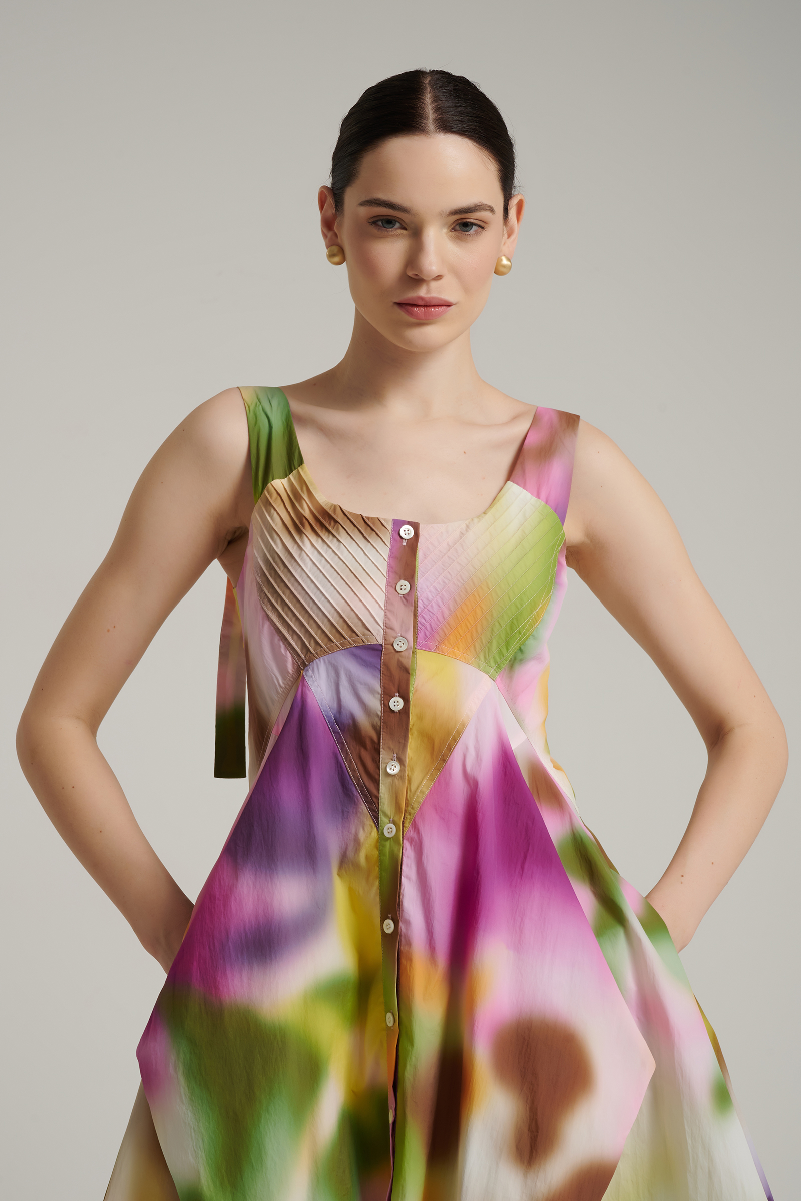 Платье-кокон с градиентом Бренд High