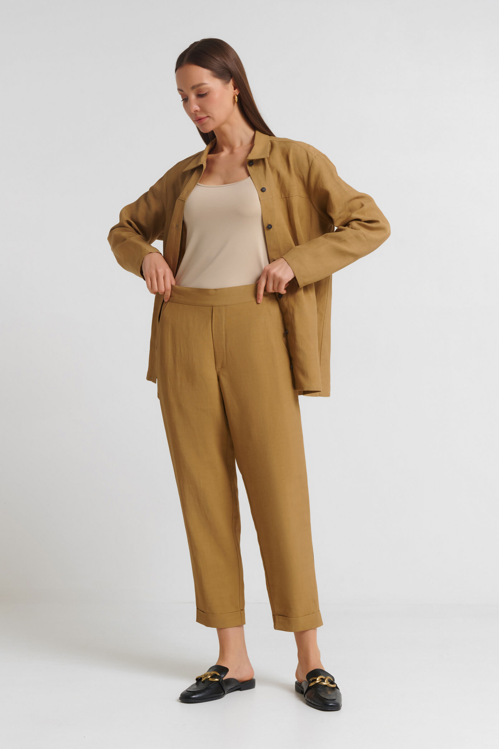 Укороченные брюки Бренд Sarah Pacini