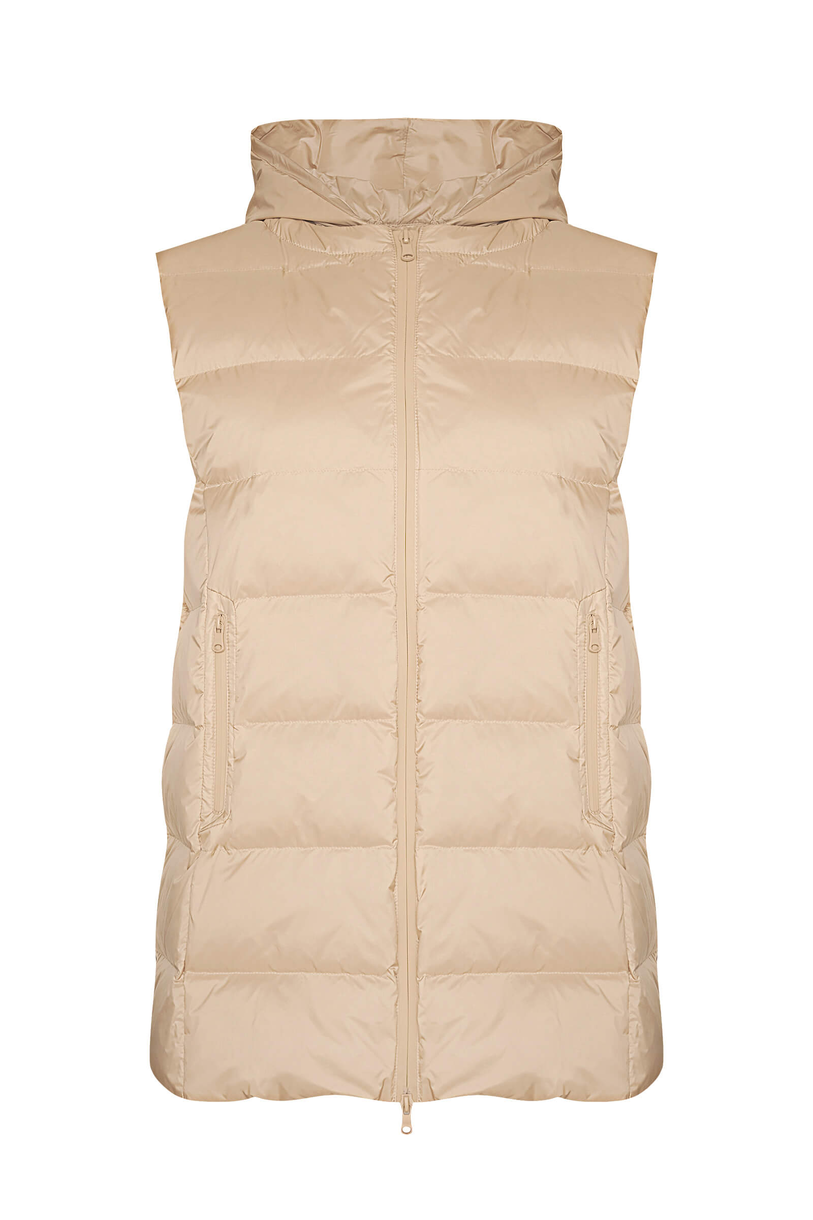 Стеганый жилет с капюшоном Бренд MM