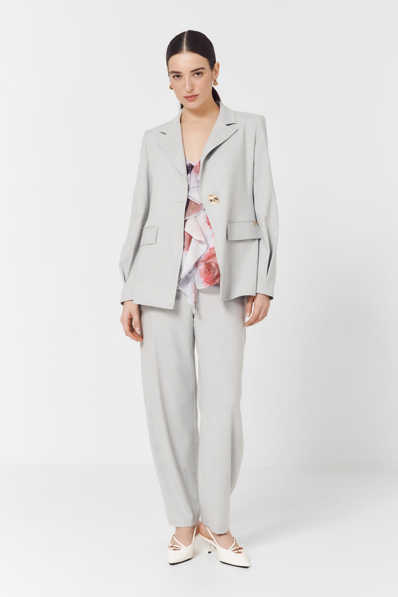 Брюки зауженные со стрелками Бренд Caterina Leman