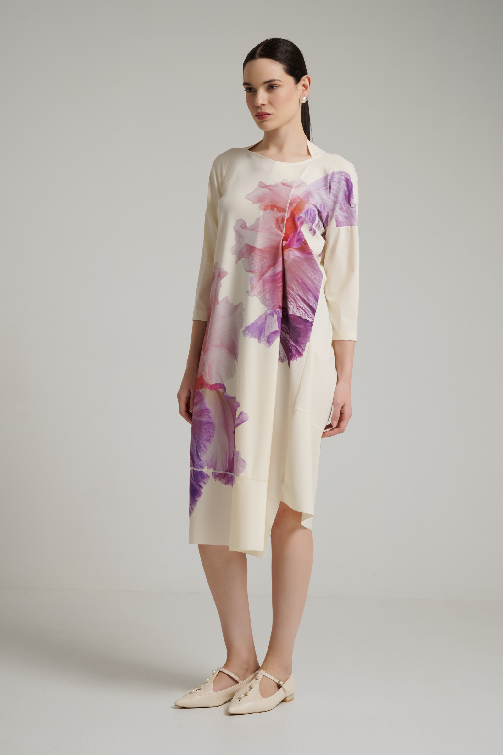 Платье с цветочным принтом Бренд High