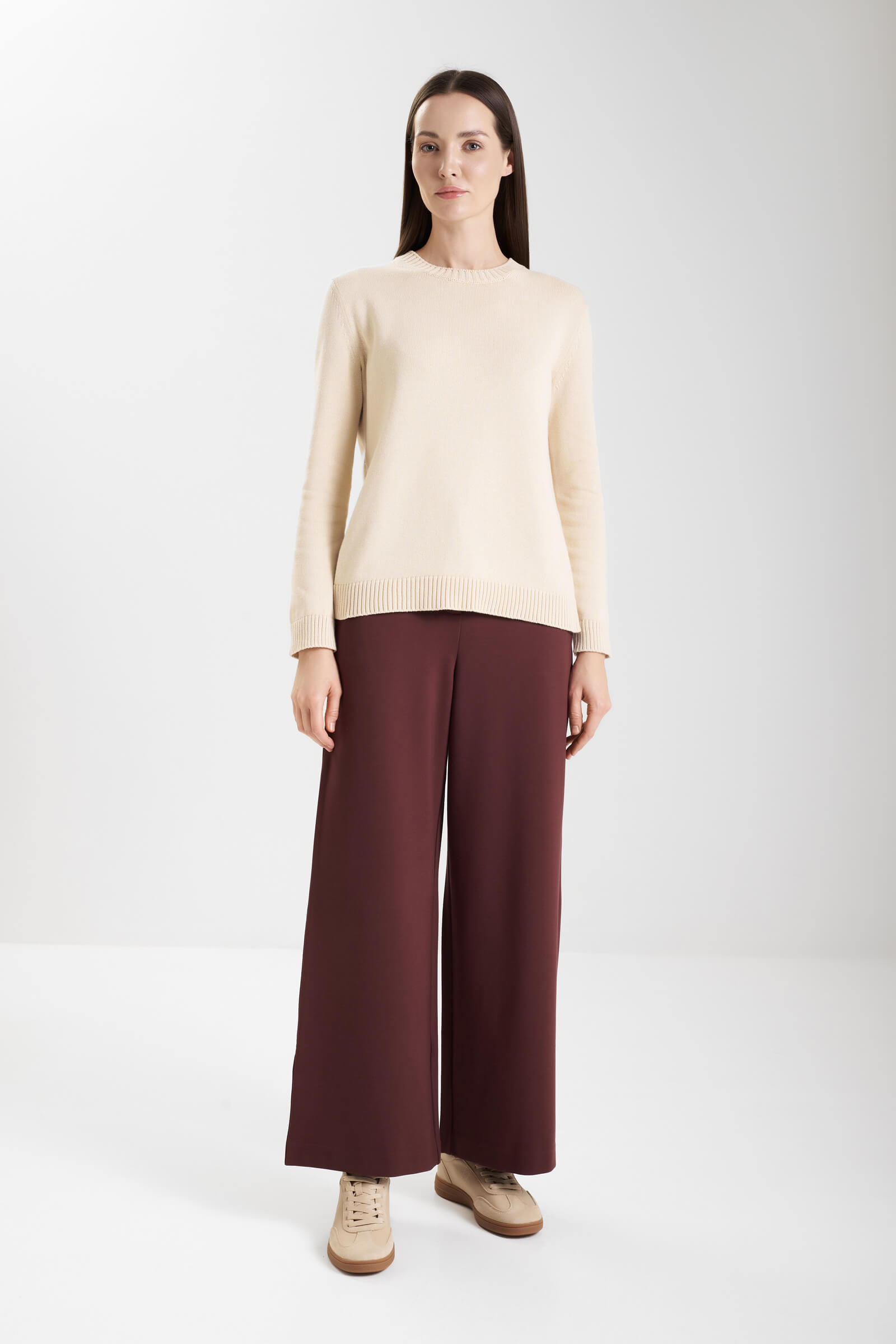 Хлопковый джемпер с узором на спине Бренд MM