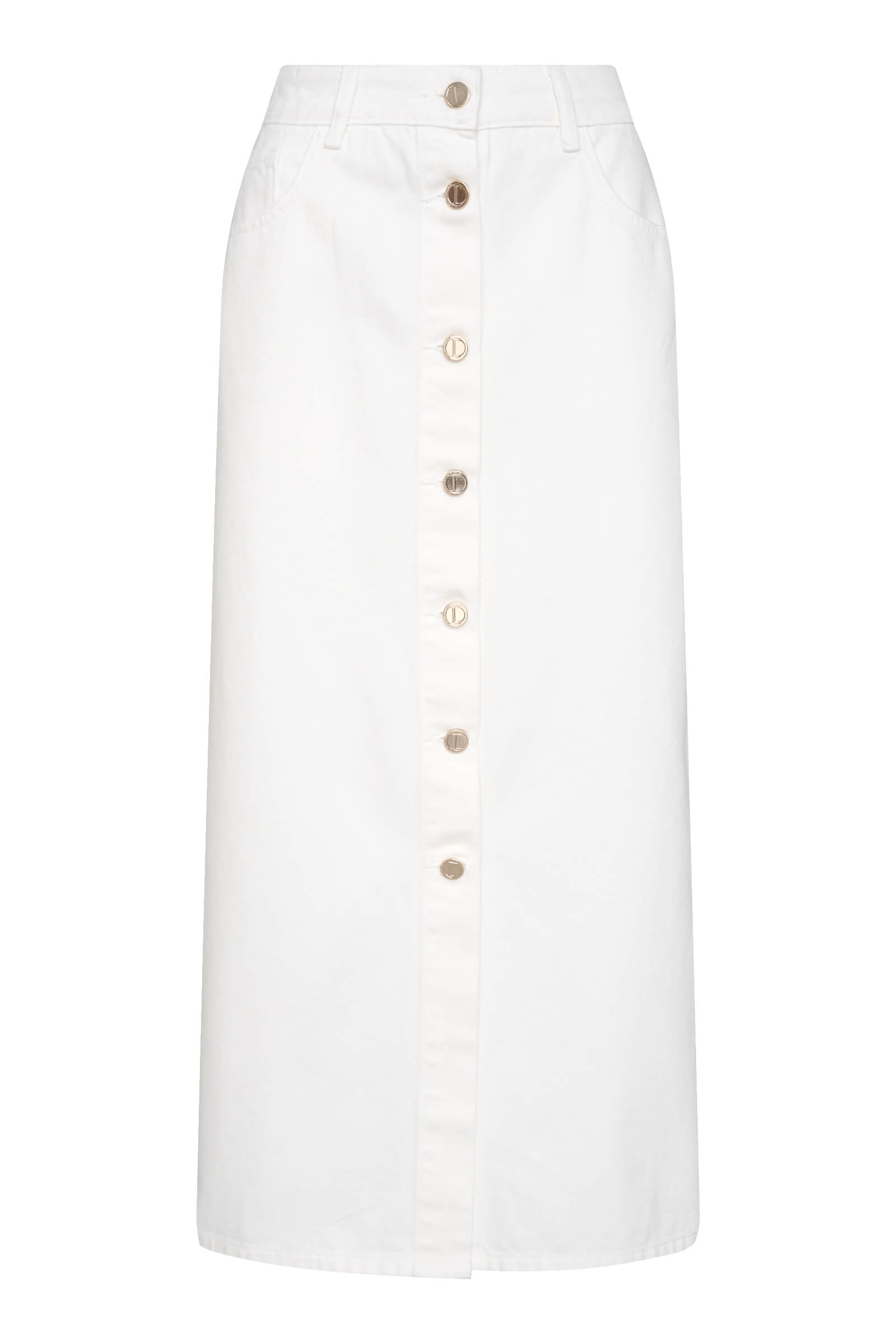 Юбка из денима на пуговицах Бренд Diana Gallesi