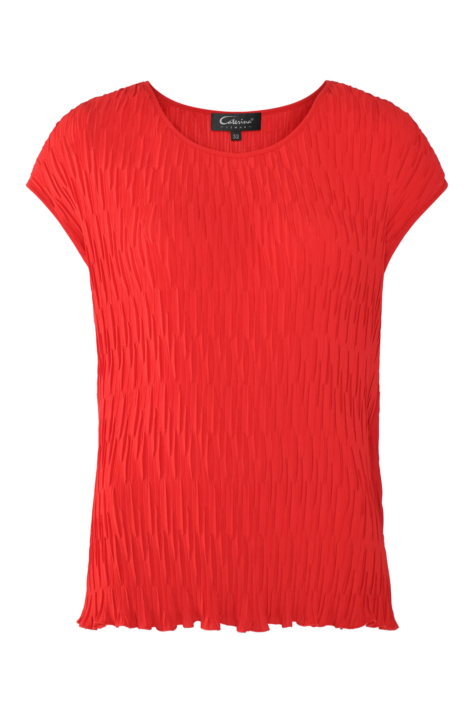 Топ свободного кроя цвета Красный 