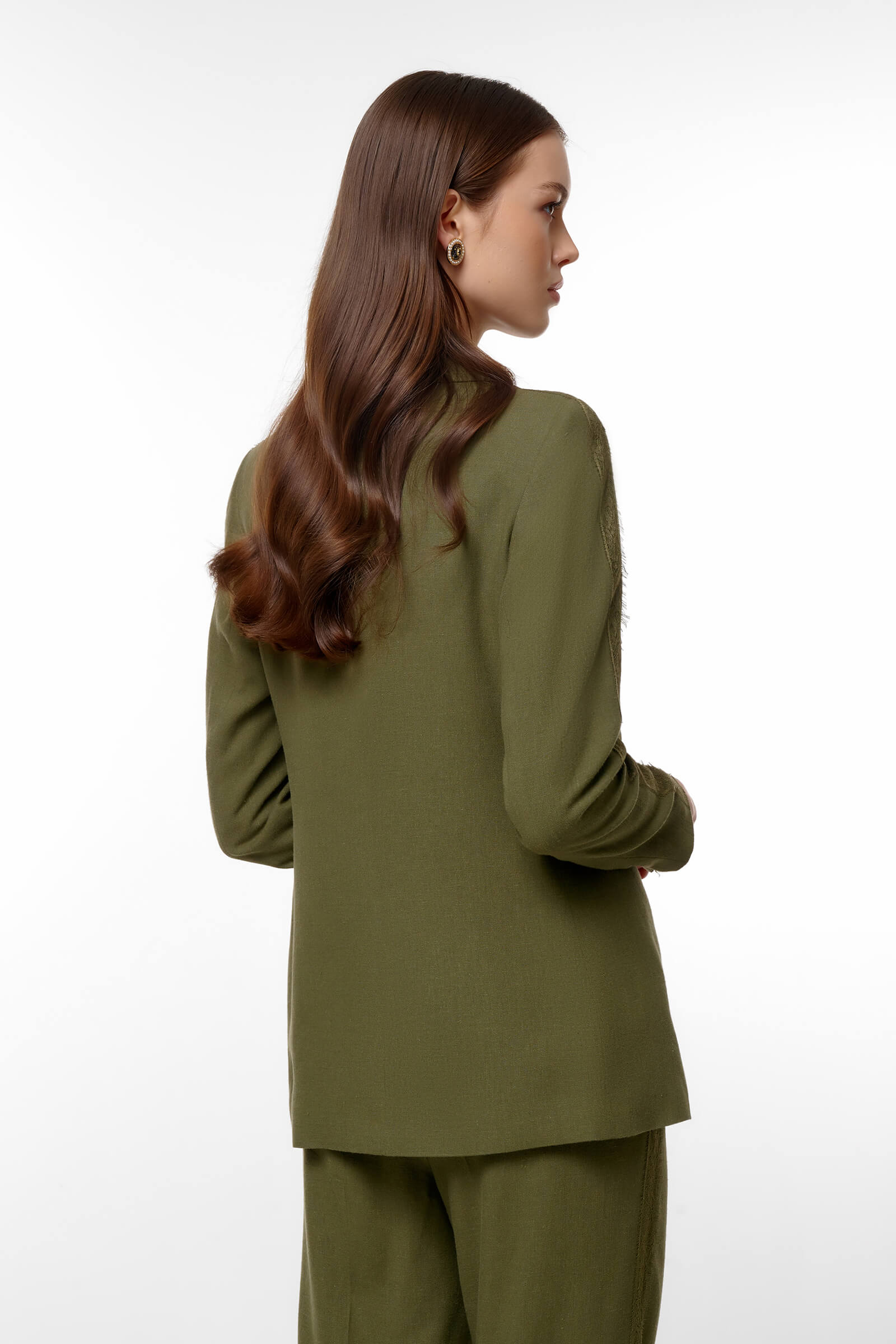 Жакет из вискозы и льна Бренд Caterina Leman