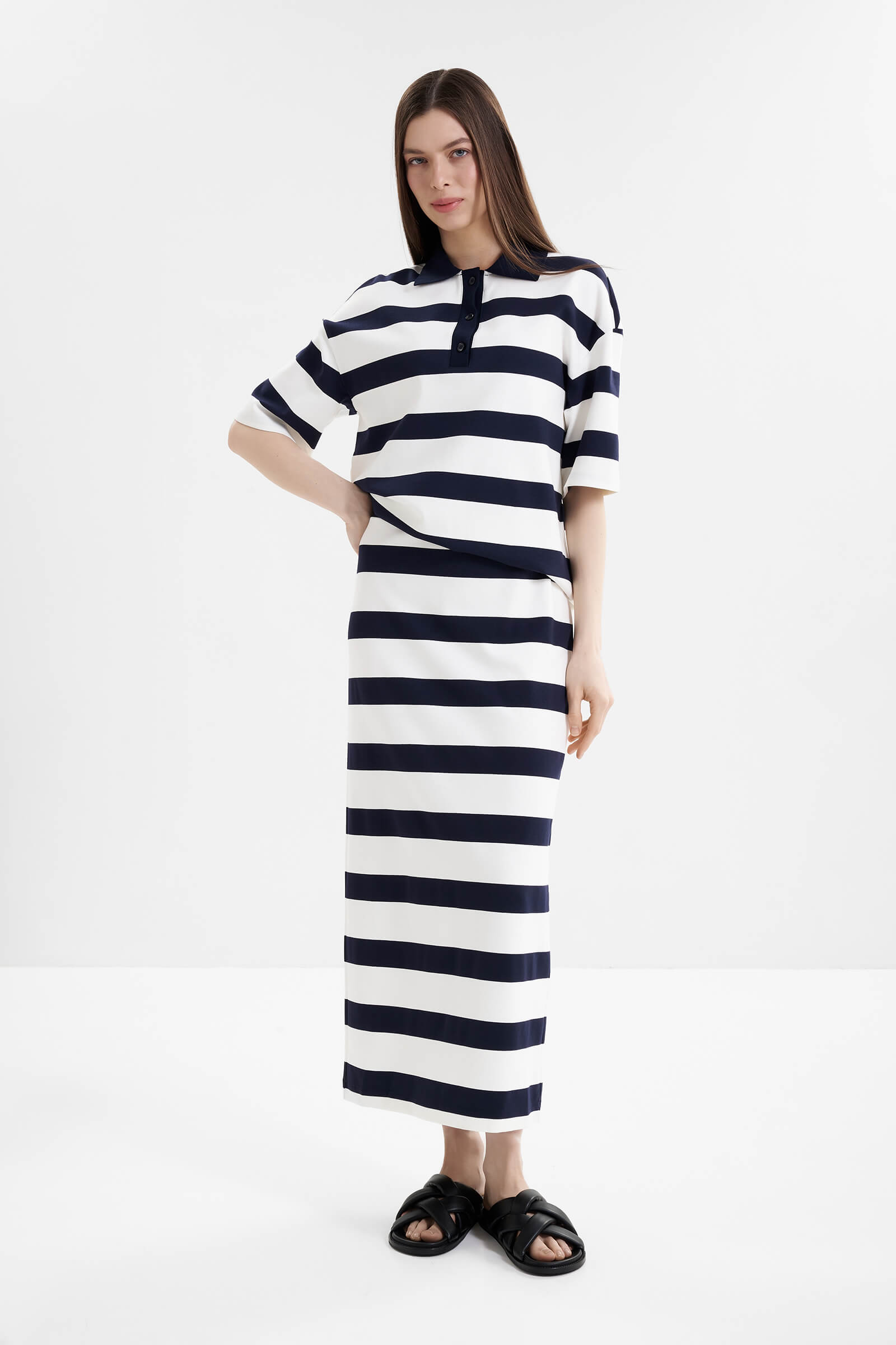 Юбка из смесовой вискозы Бренд MM