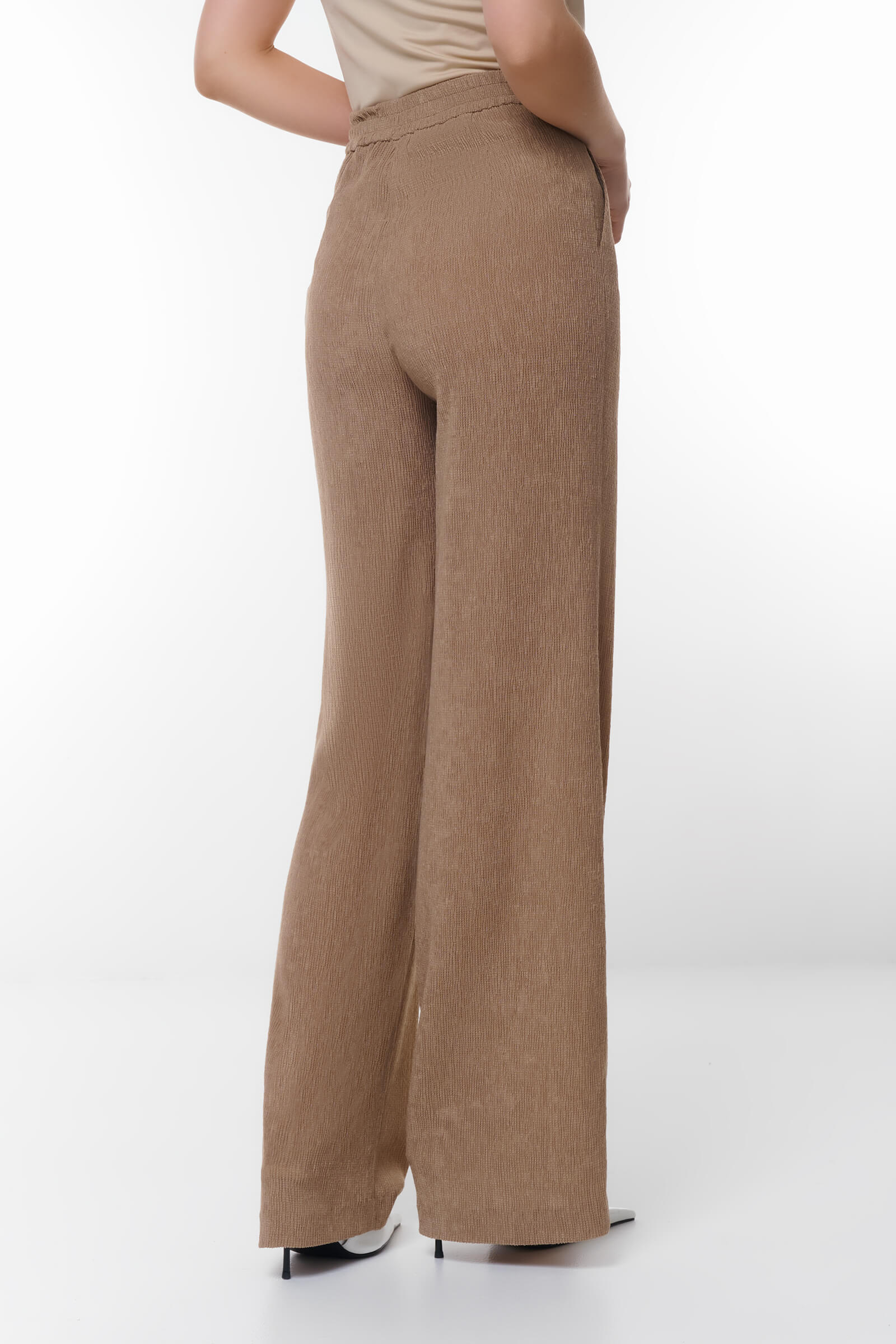 Брюки из фактурного материала Бренд Caterina Leman