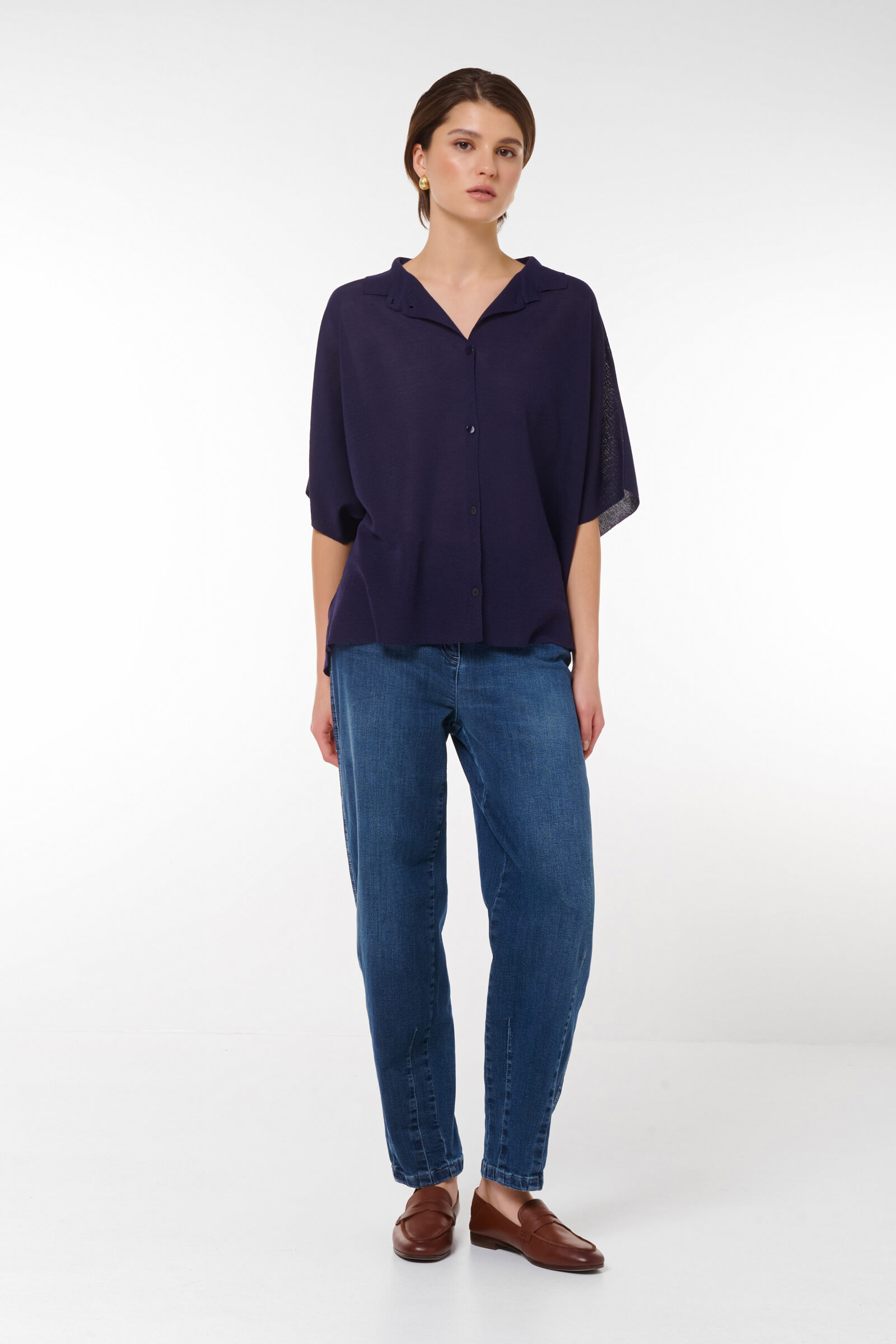 Кардиган свободного кроя на пуговицах Бренд Caterina Leman