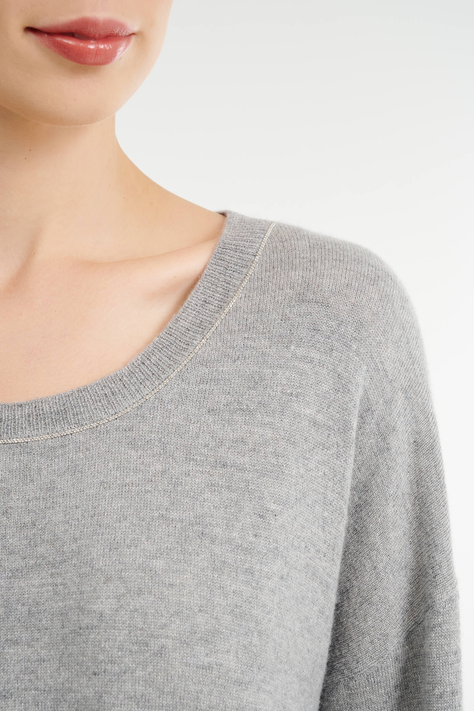 Удлиненный джемпер с боковыми разрезами Бренд Rocco Ragni