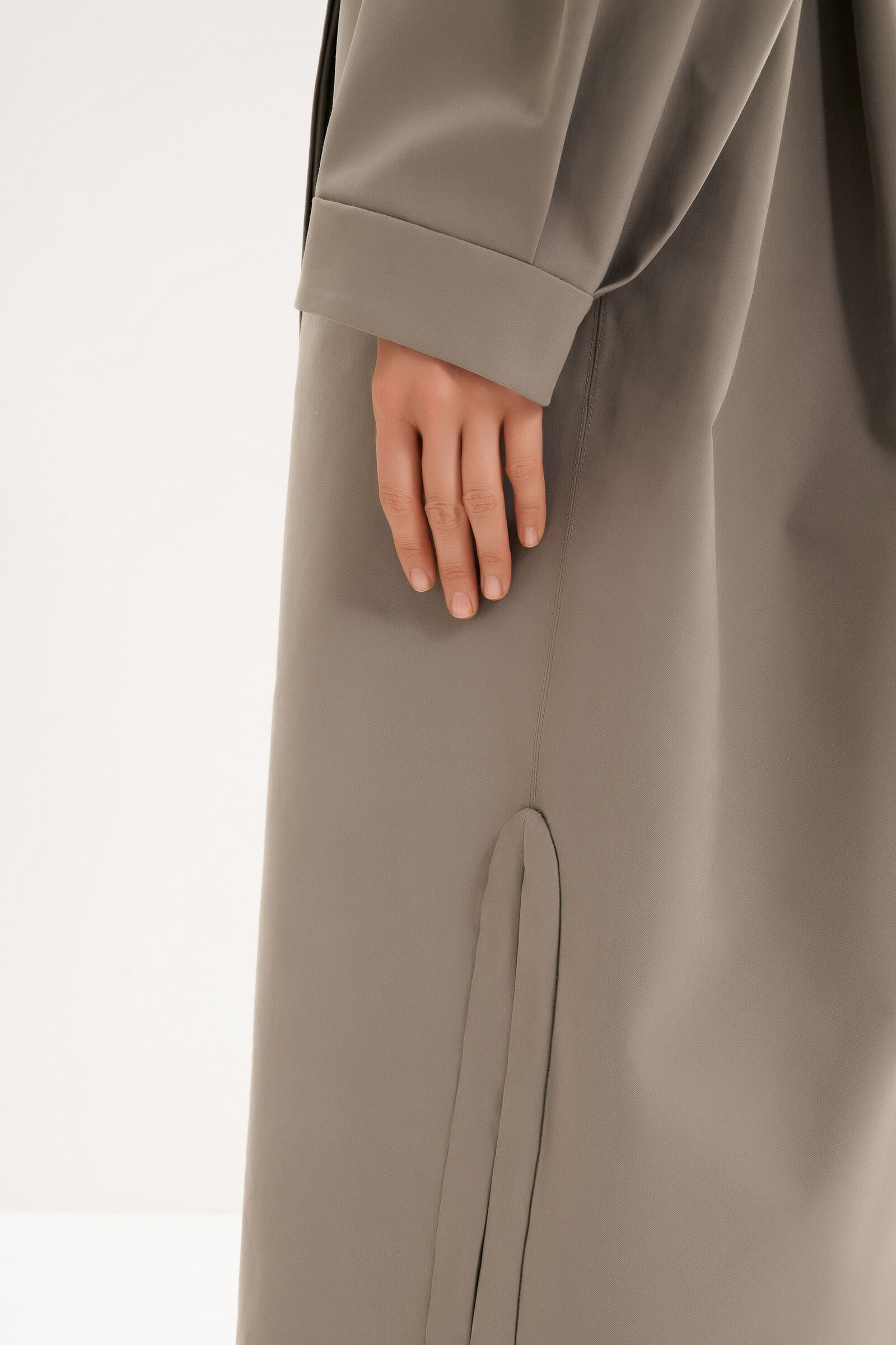 Плащ из хлопкового габардина с защитой от ветра и дождя Бренд MM