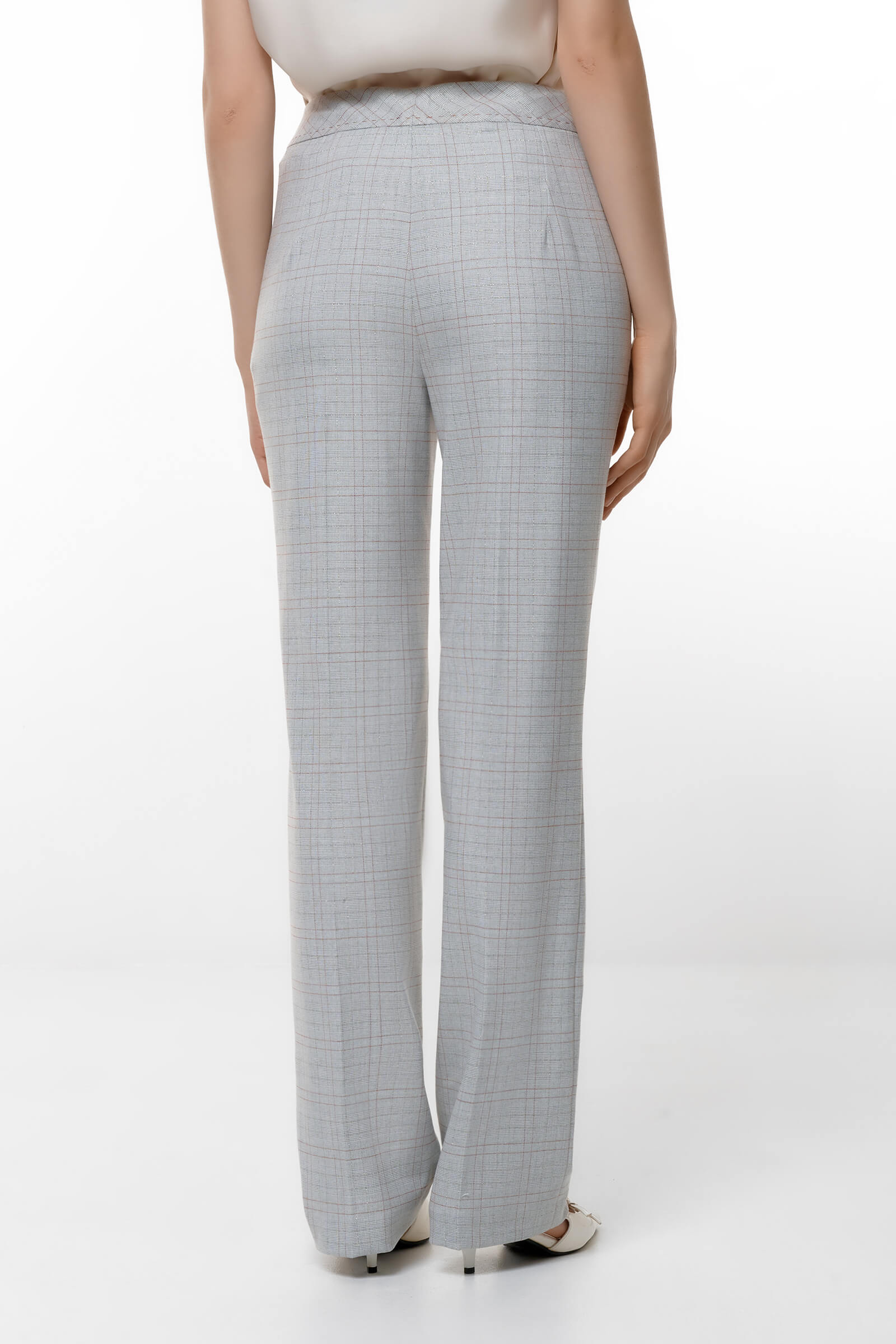 Костюмные брюки в клетку Бренд Caterina Leman