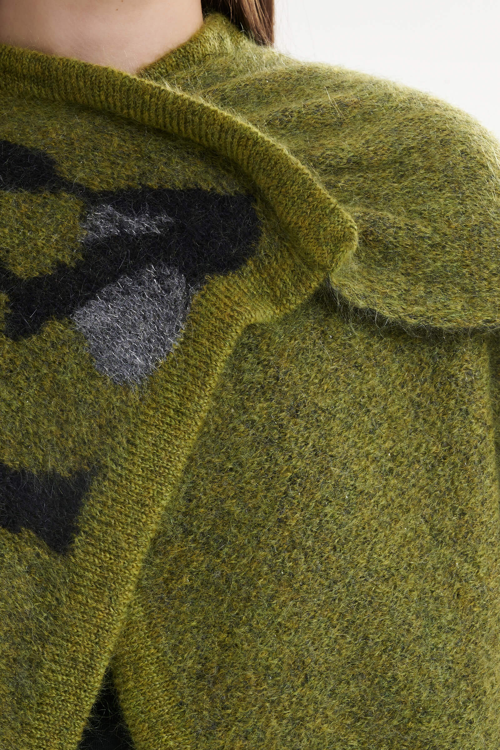 Кардиган из мохера и шерсти Бренд Sarah Pacini