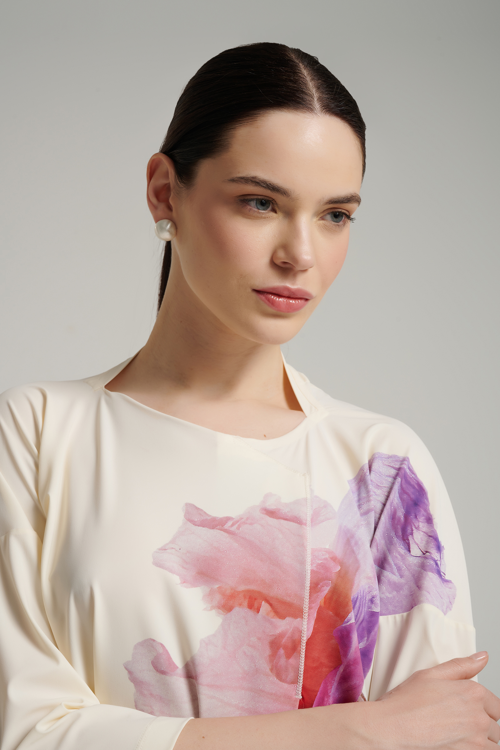 Платье с цветочным принтом Бренд High