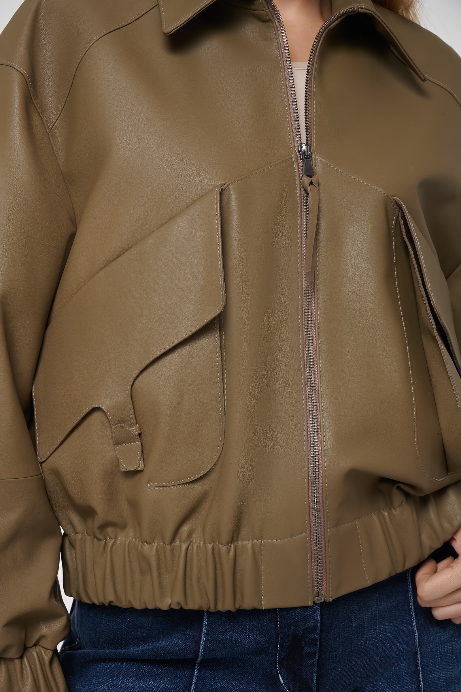 Куртка из натуральной кожи Бренд Caterina Leman