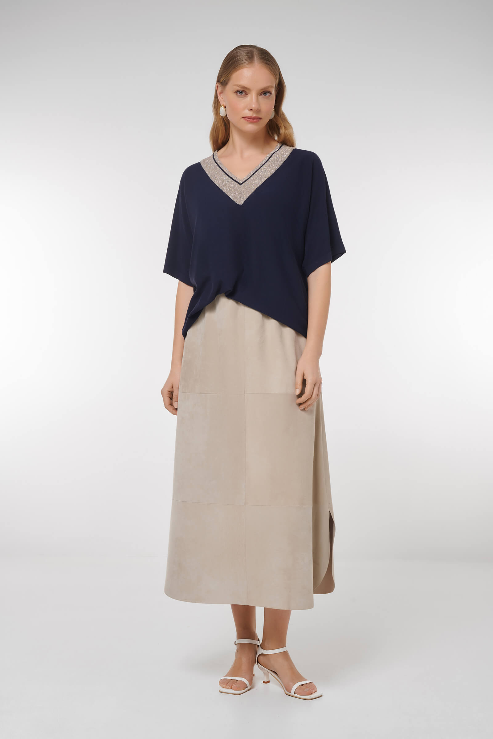 Юбка из натуральной кожи Бренд Caterina Leman