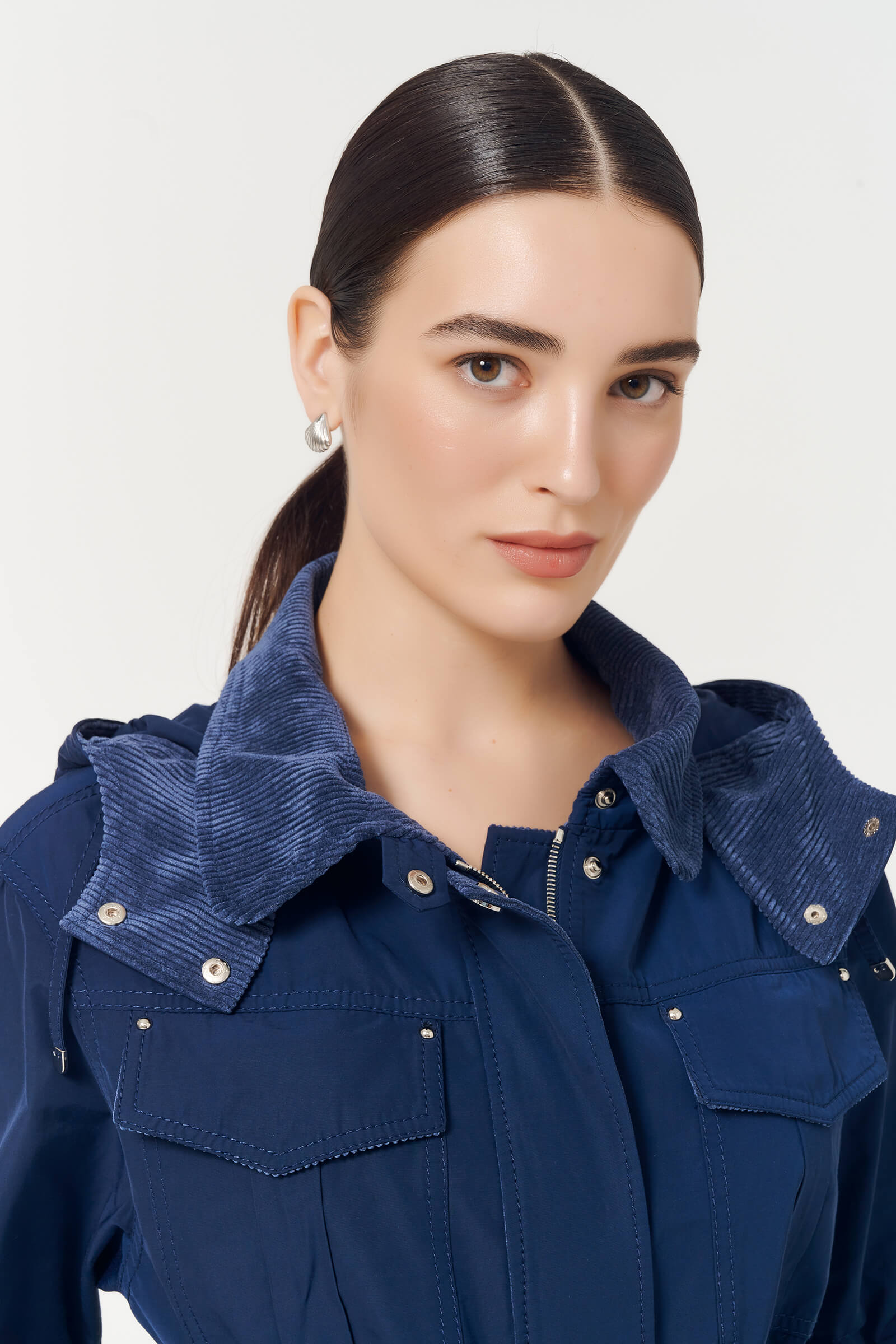 Куртка с вельветовыми вставками Бренд Caterina Leman