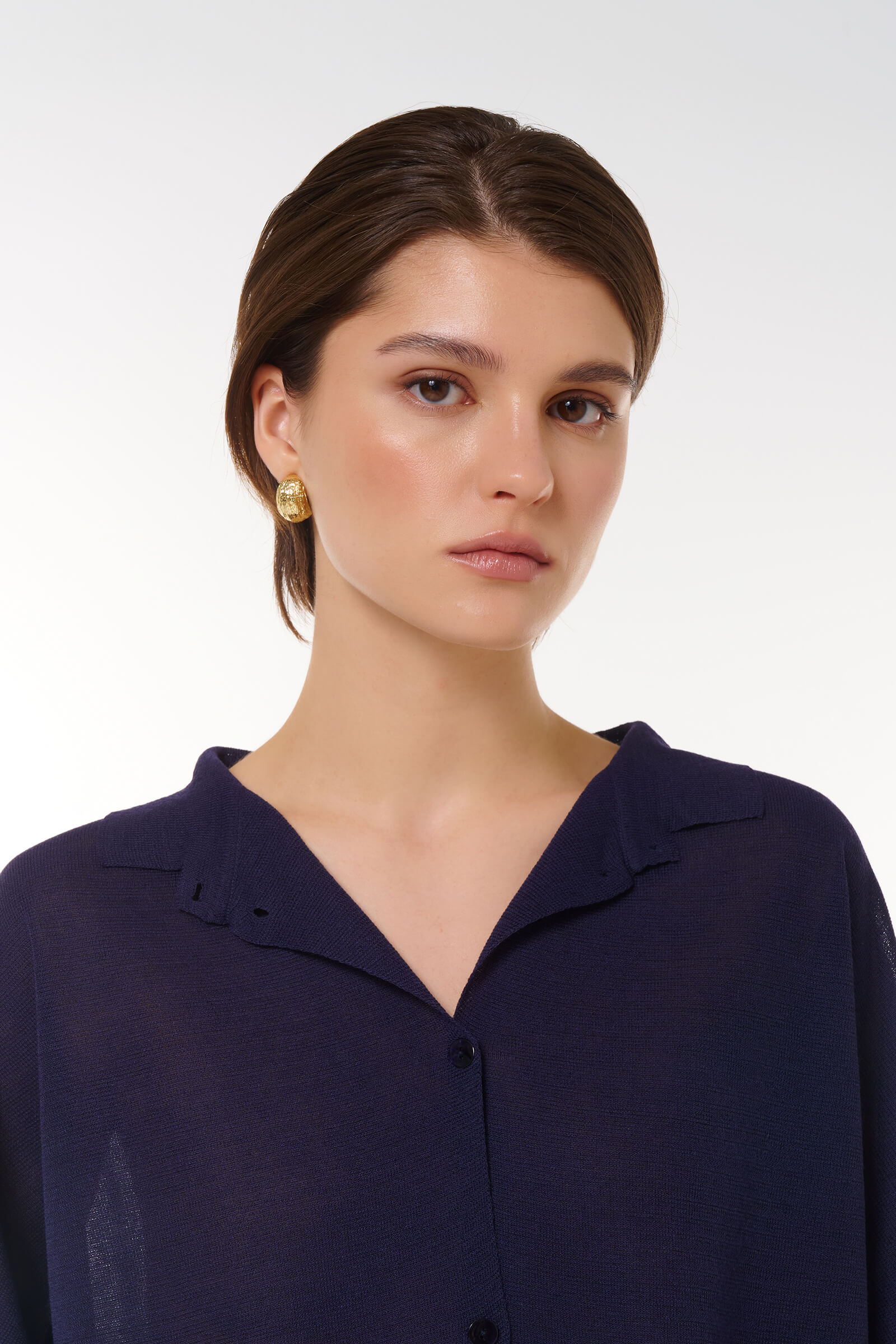 Кардиган свободного кроя на пуговицах Бренд Caterina Leman