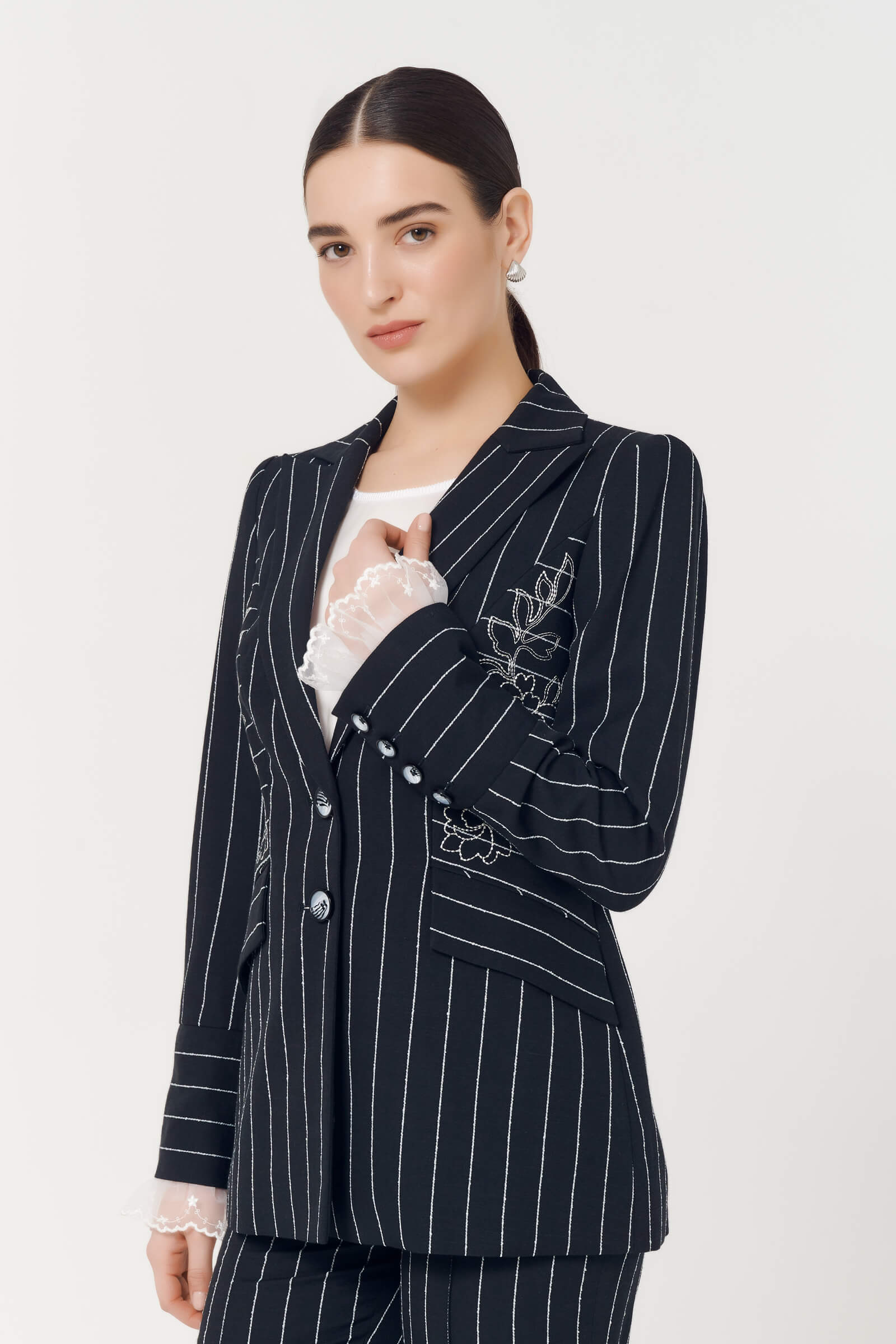 Пиджак с цветочным узором Бренд Caterina Leman