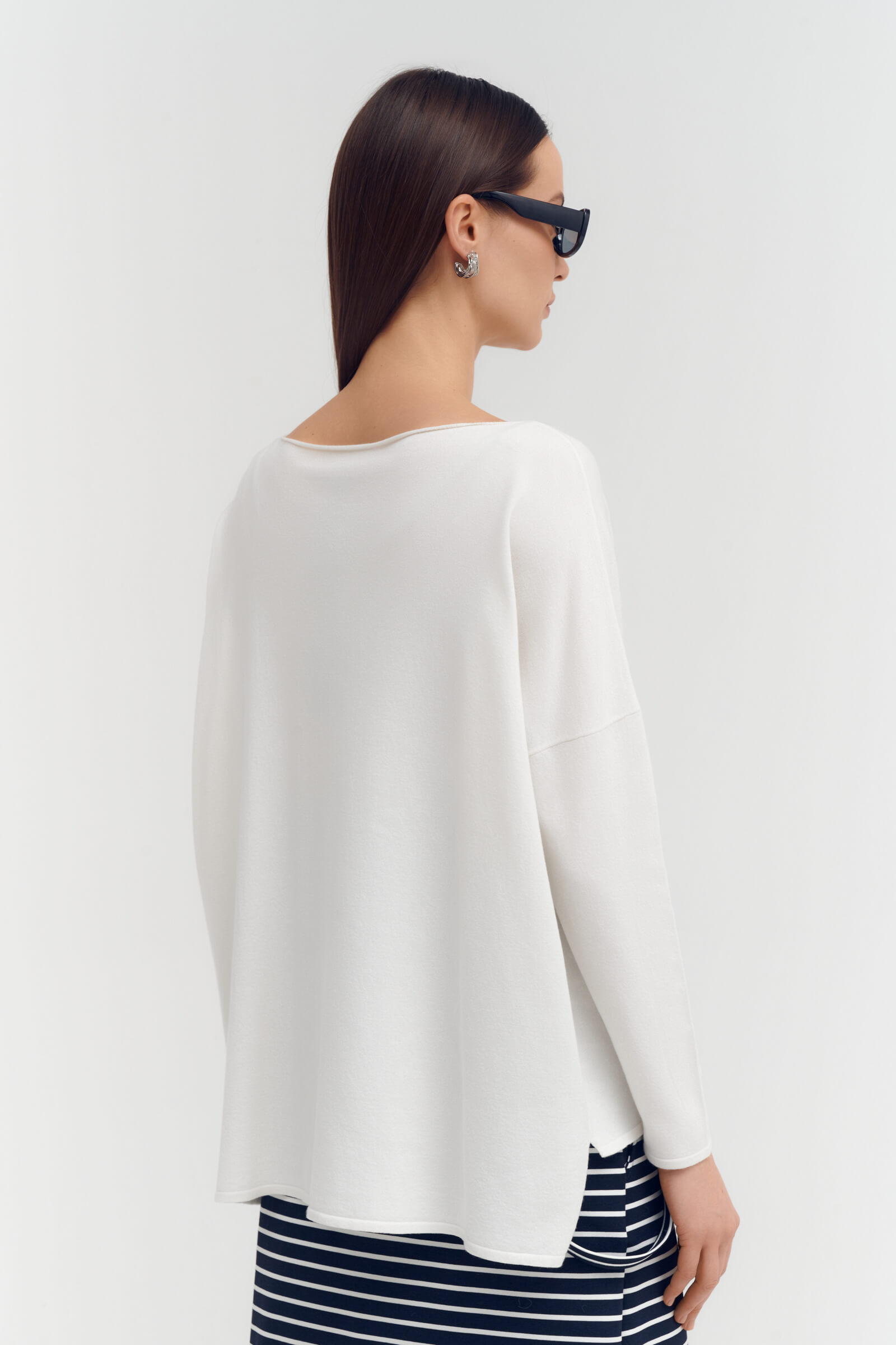 Джемпер с абстрактным узором Бренд Sarah Pacini