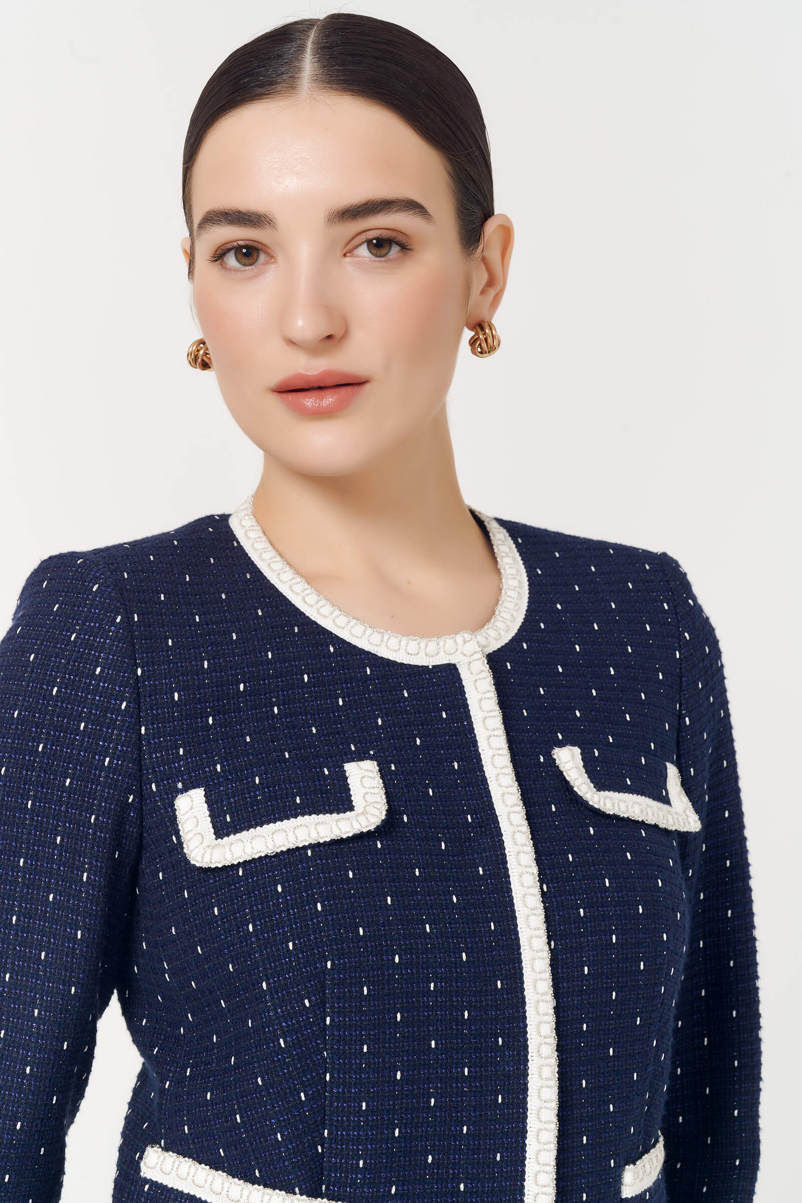 Жакет из твида Бренд Caterina Leman