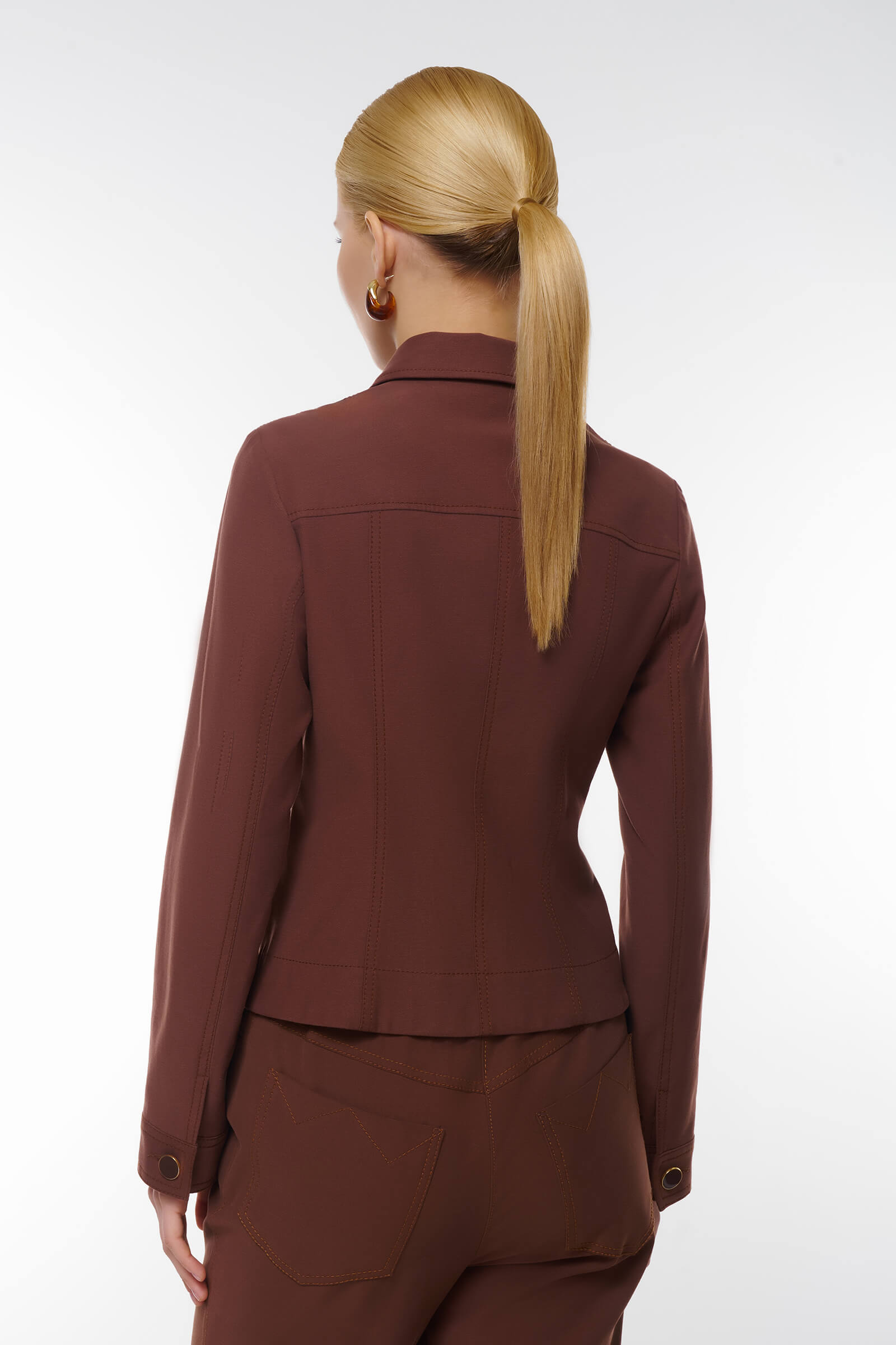 Укороченный жакет с вышивкой Бренд Caterina Leman