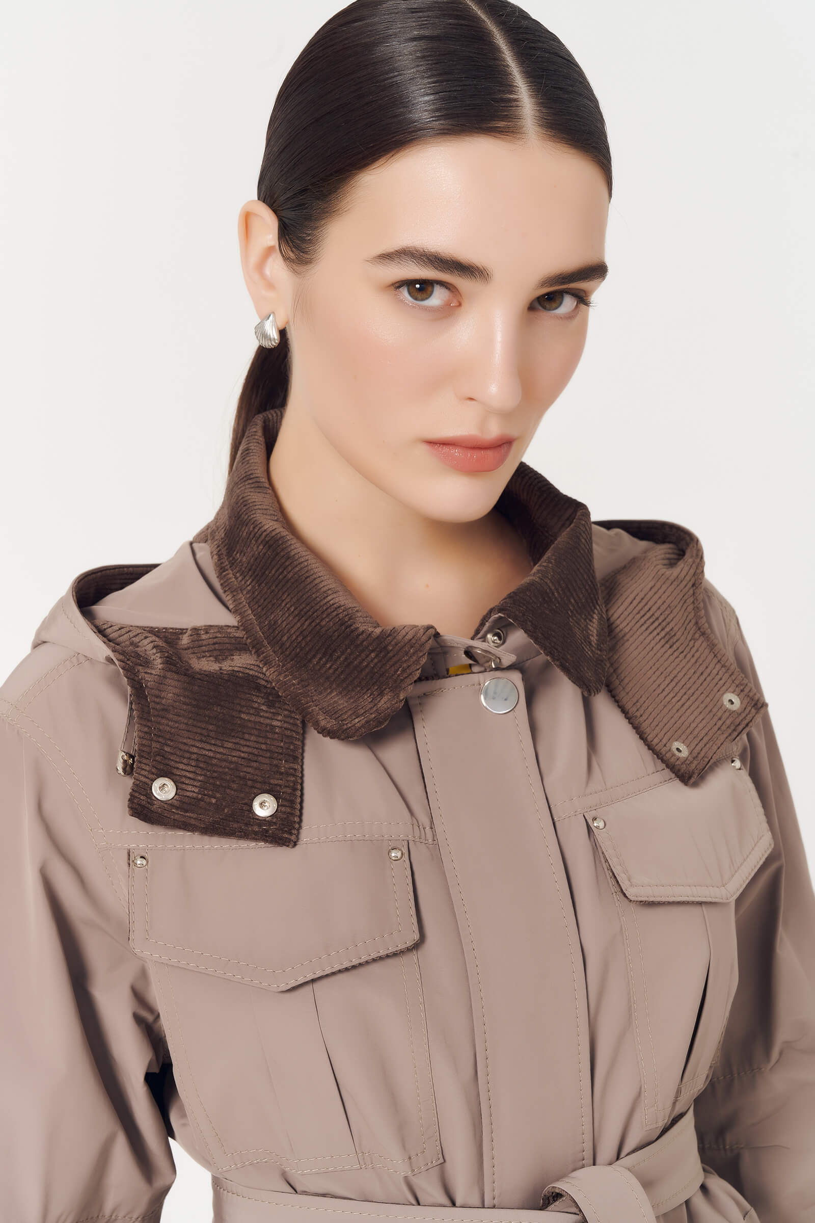 Куртка с вельветовыми вставками Бренд Caterina Leman