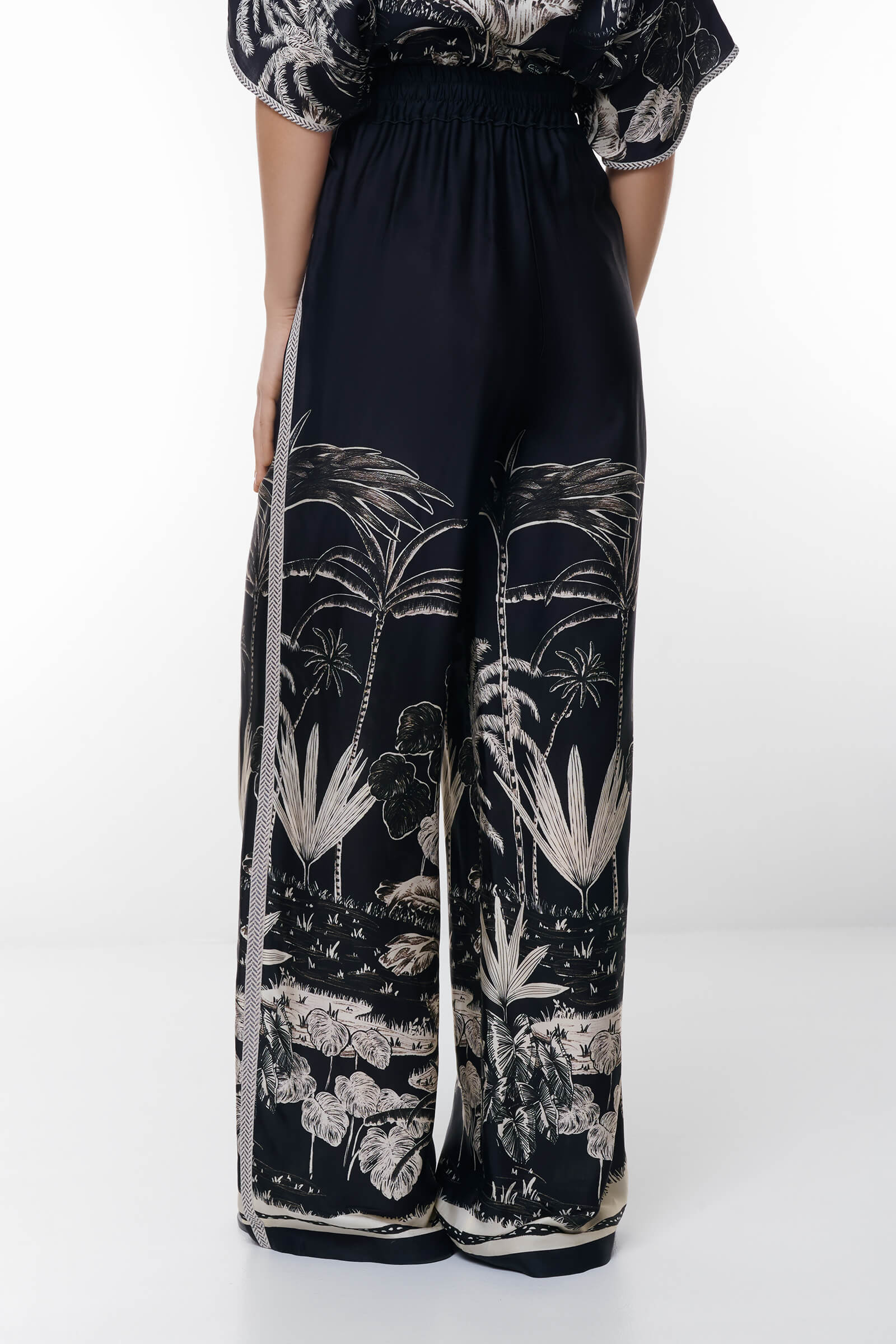 Брюки с растительным рисунком Бренд Caterina Leman