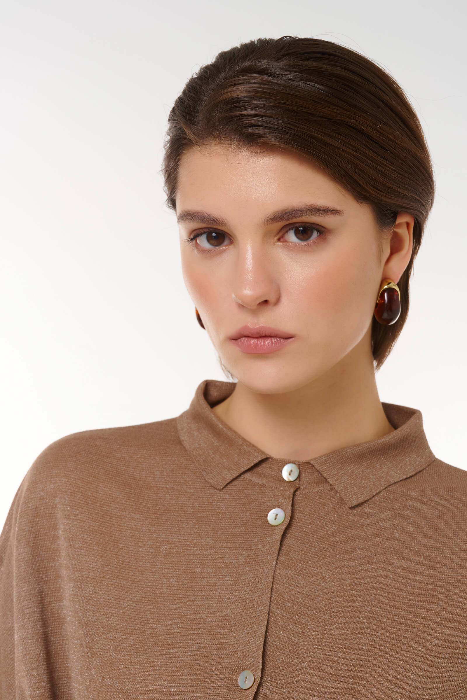 Кардиган свободного кроя на пуговицах Бренд Caterina Leman