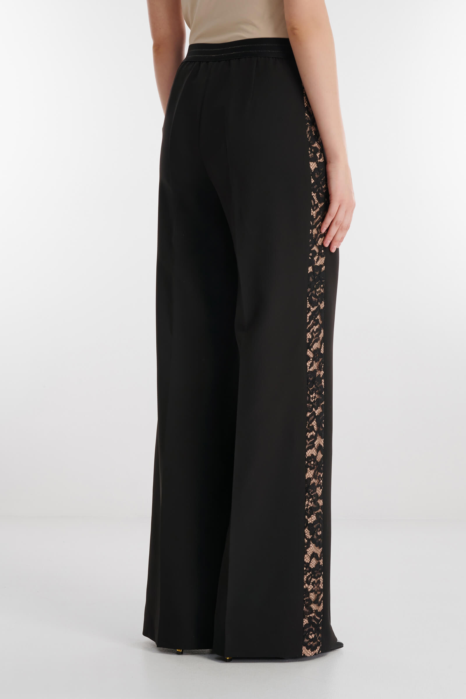 Брюки с кружевными лампасами Бренд Caterina Leman