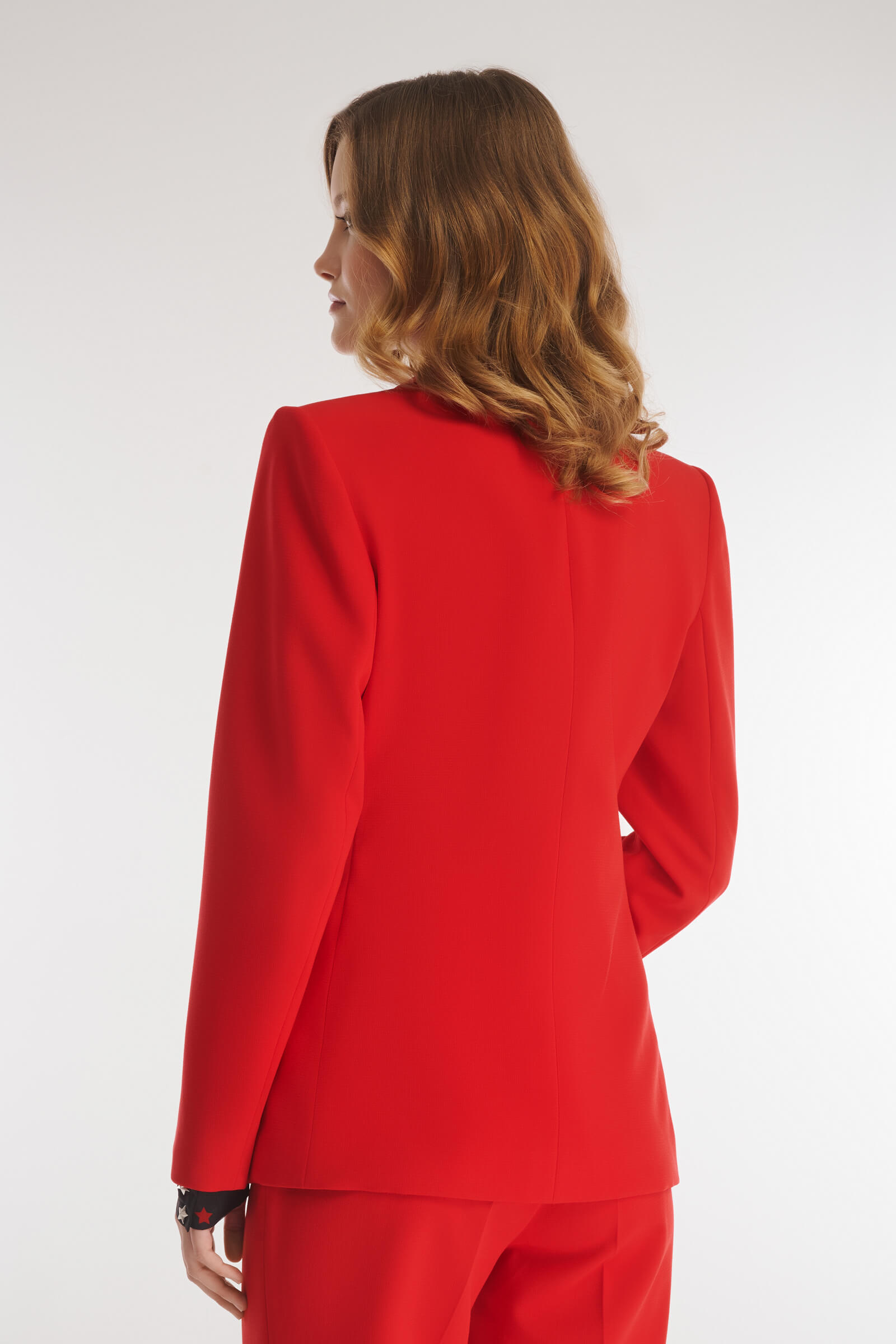 Однобортный пиджак из смесовой вискозы Бренд Caterina Leman