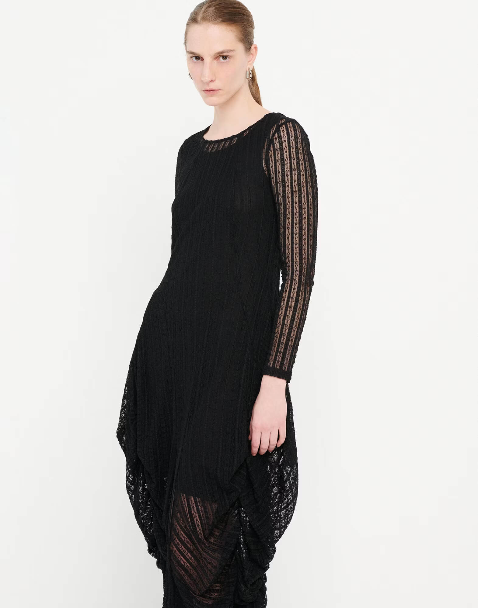 Платье из эластичного кружева Бренд High