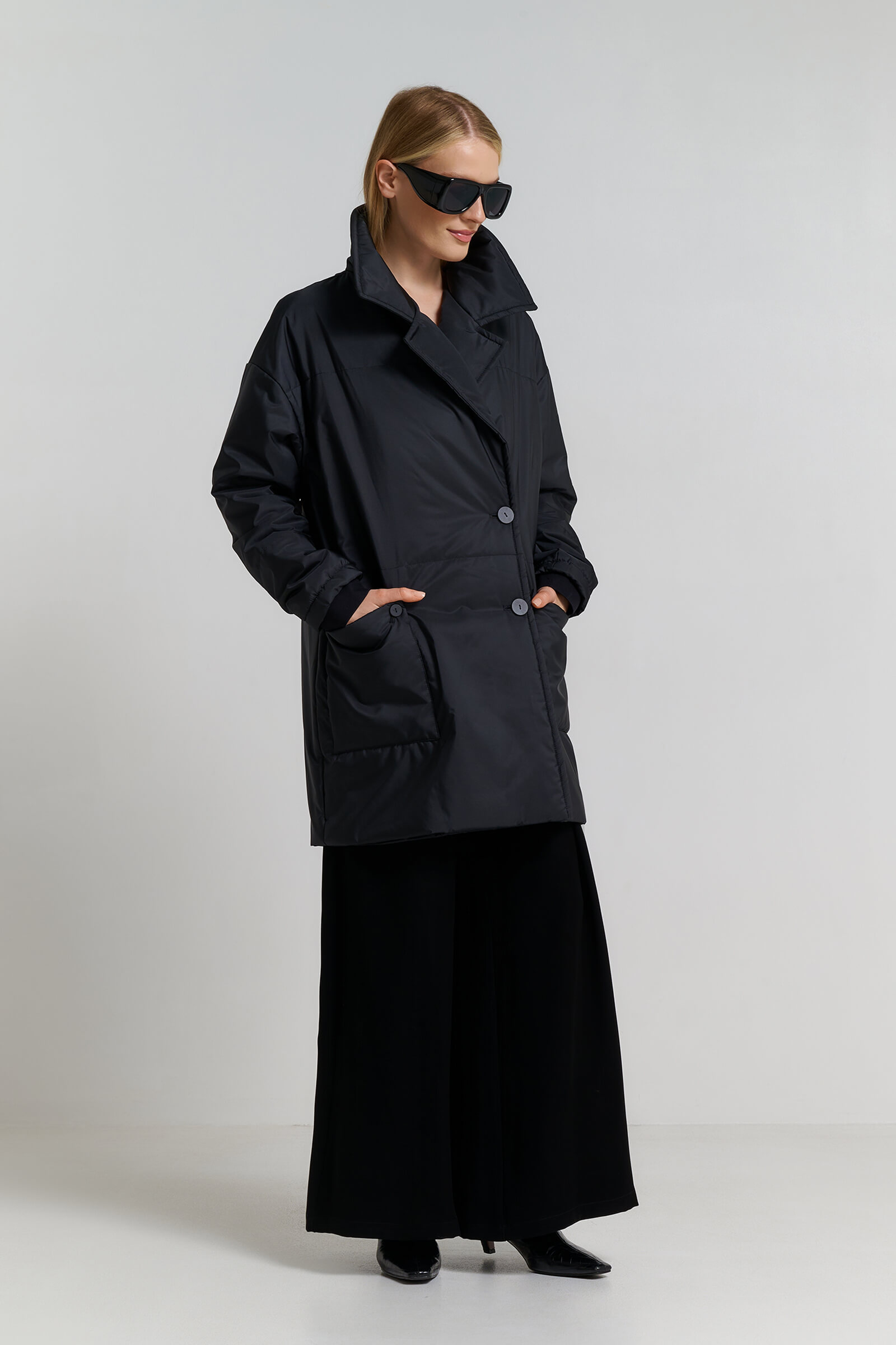 Удлиненная куртка Бренд Sarah Pacini