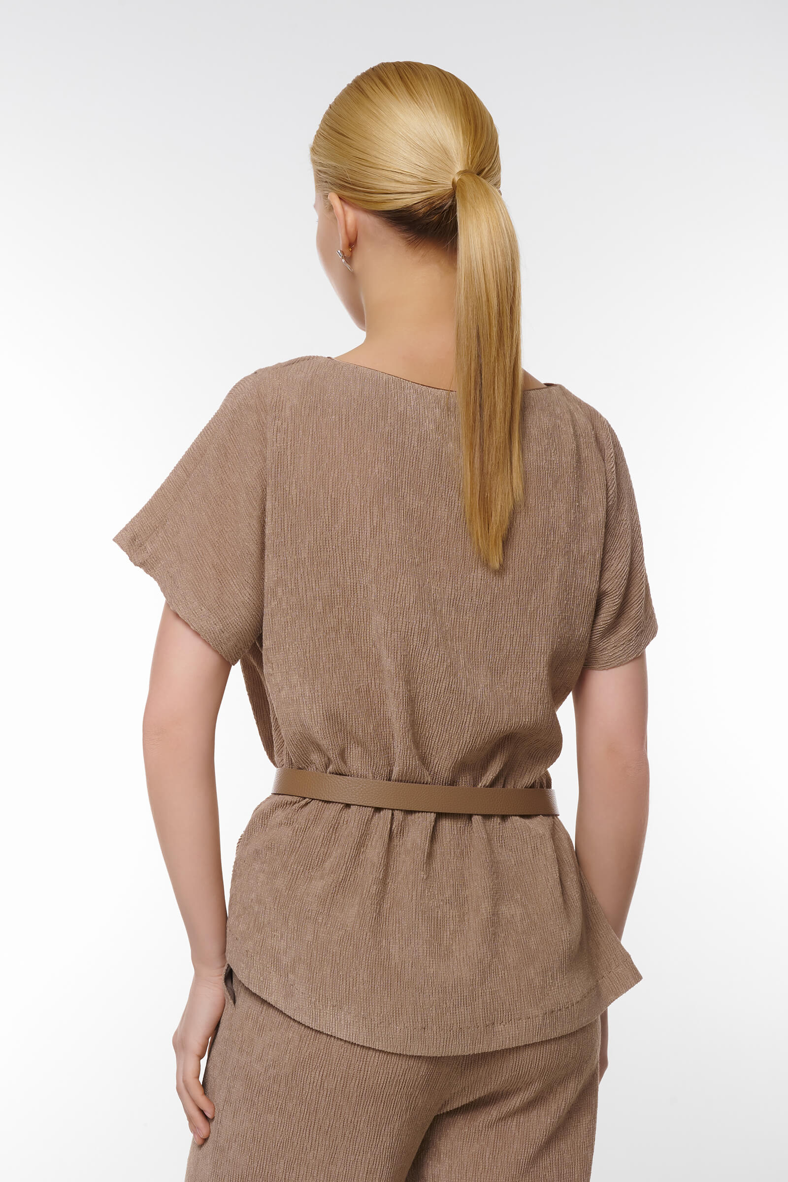 Блузка с драпировкой Бренд Caterina Leman