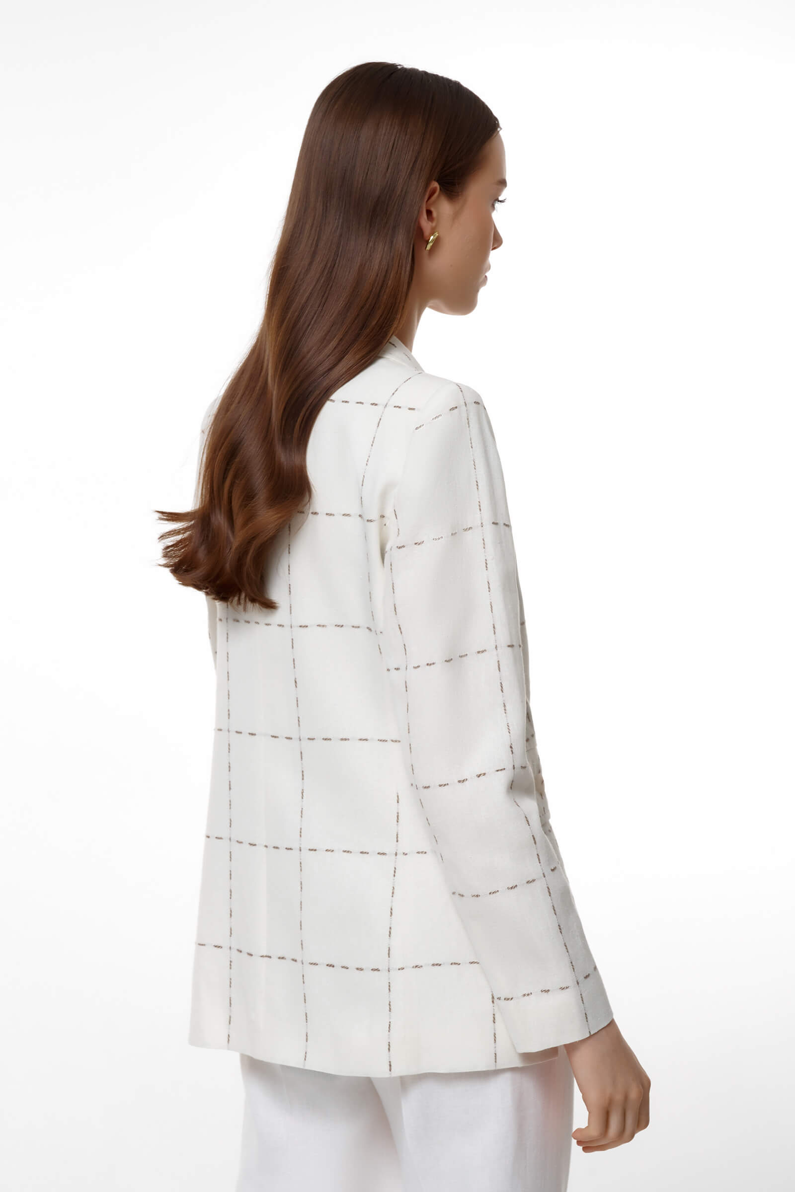 Пиджак с принтом в виде строчки Бренд Caterina Leman